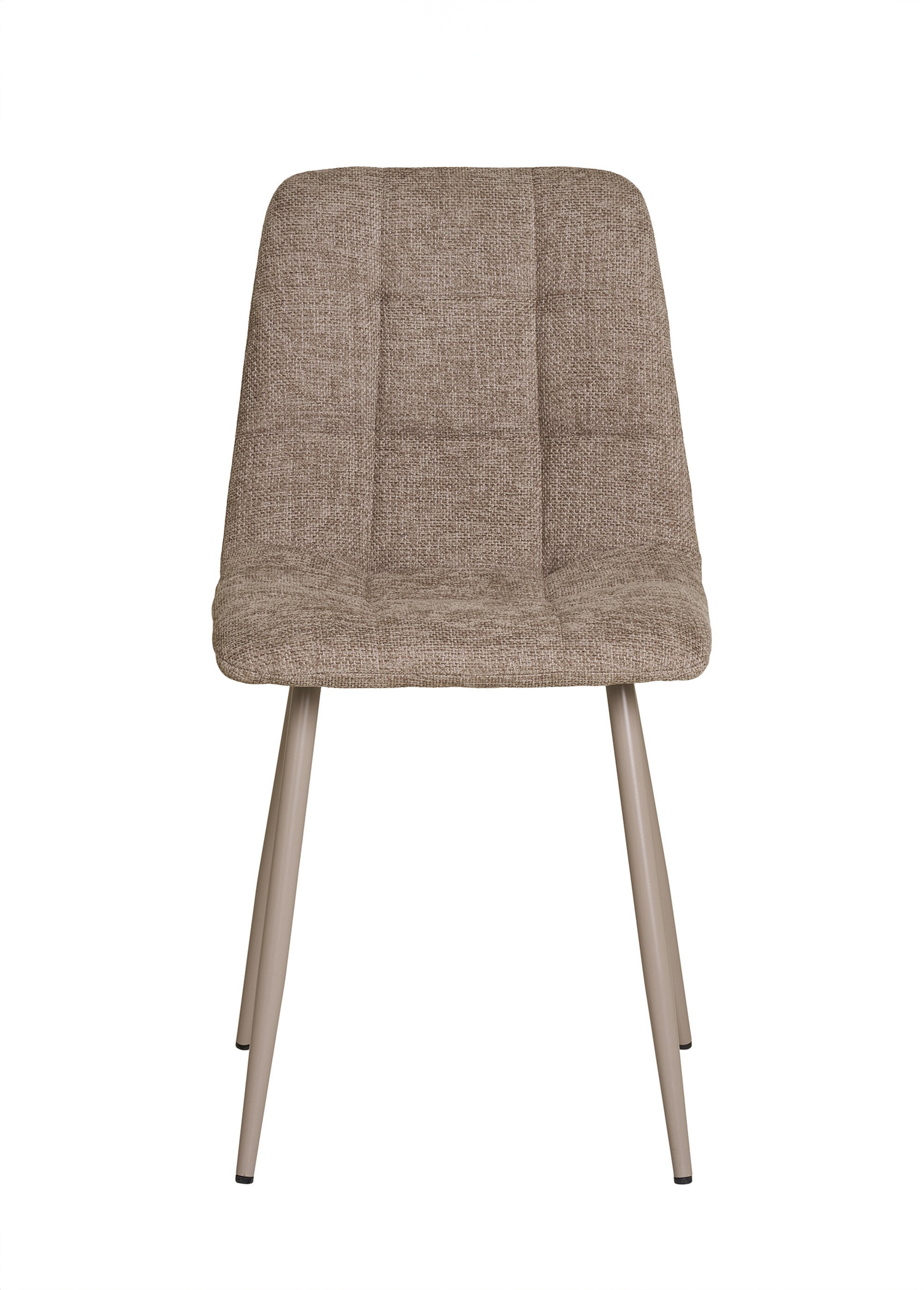 Chaise en tissu, allure contemporaine