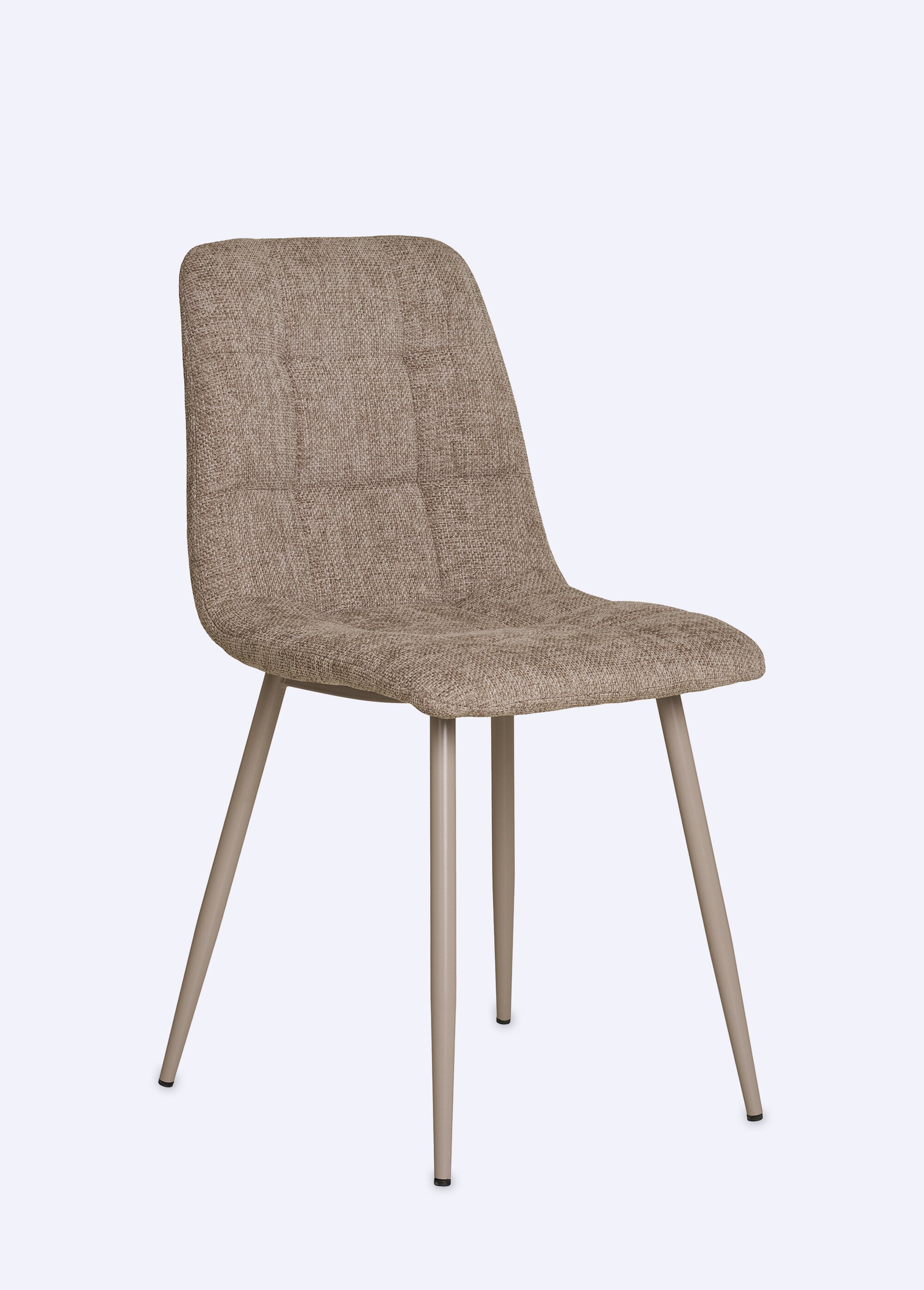 Chaise en tissu, allure contemporaine
