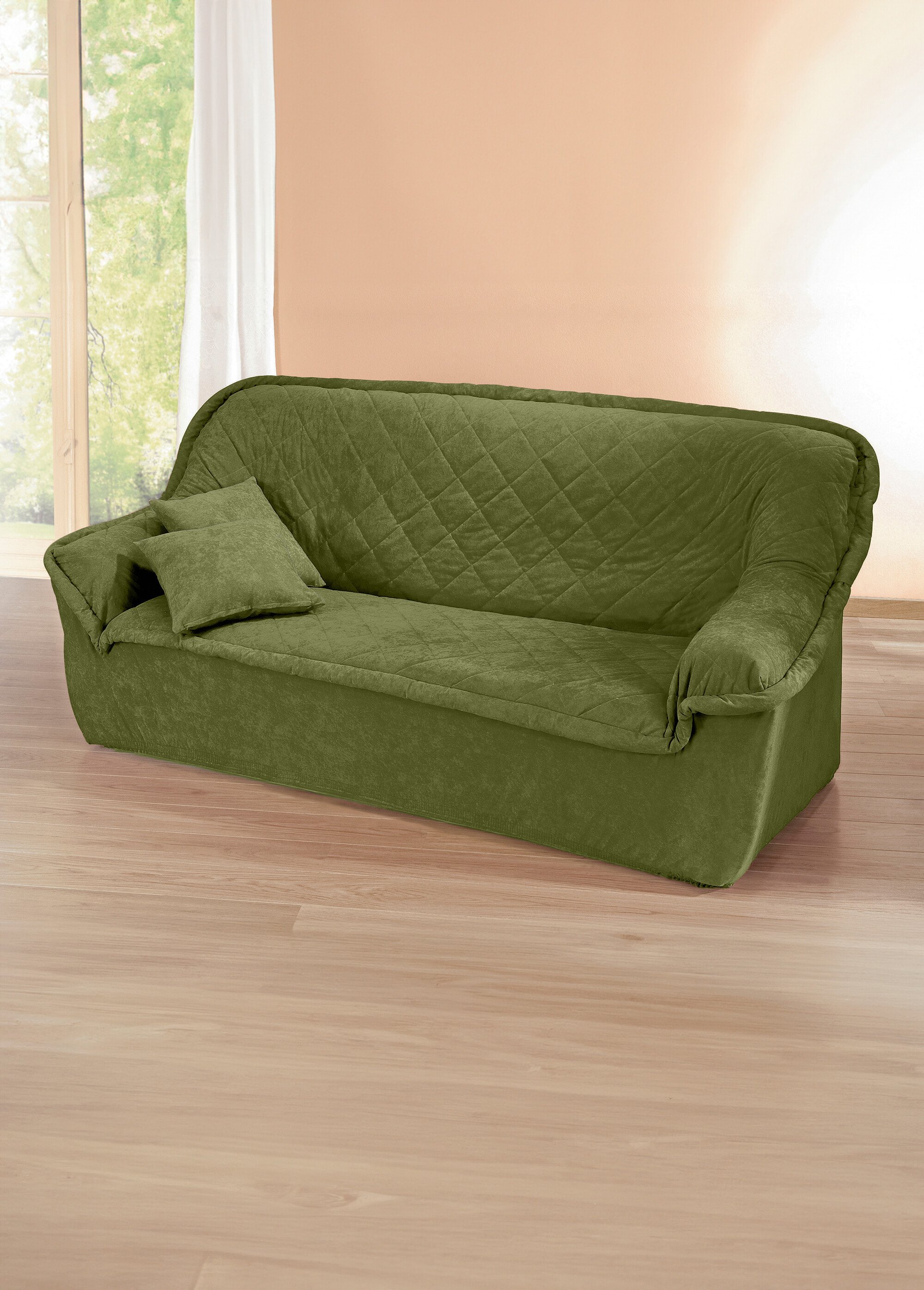 Housse préformée pour fauteuil ou canapé Vert ROUABLE FA1