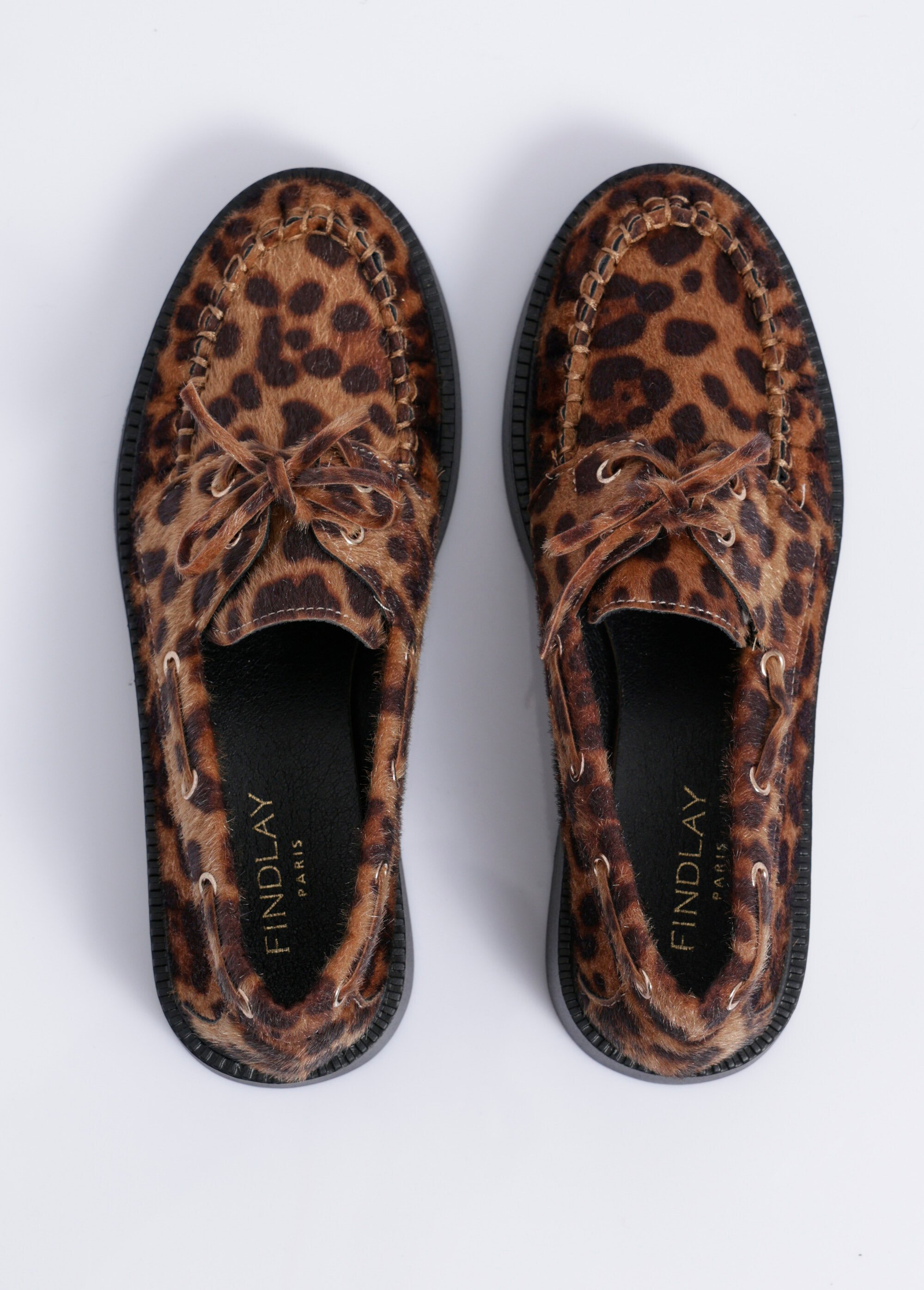 Mocassins tendance avec semelle épaisse Femme Marron COVGQ8-062 OV1