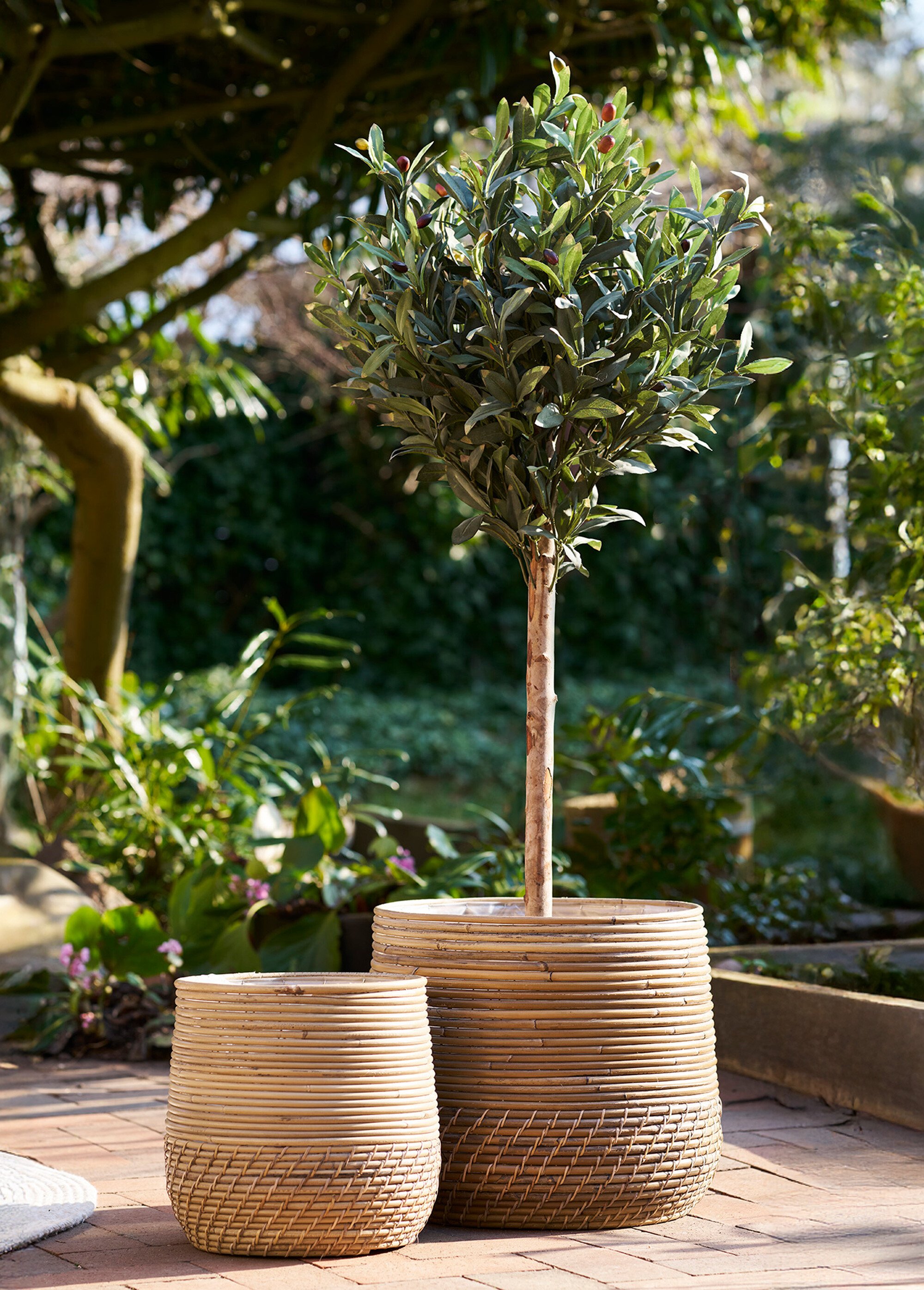 Olivier artificiel décoratif 120cm Vert HN-9501060 SI1