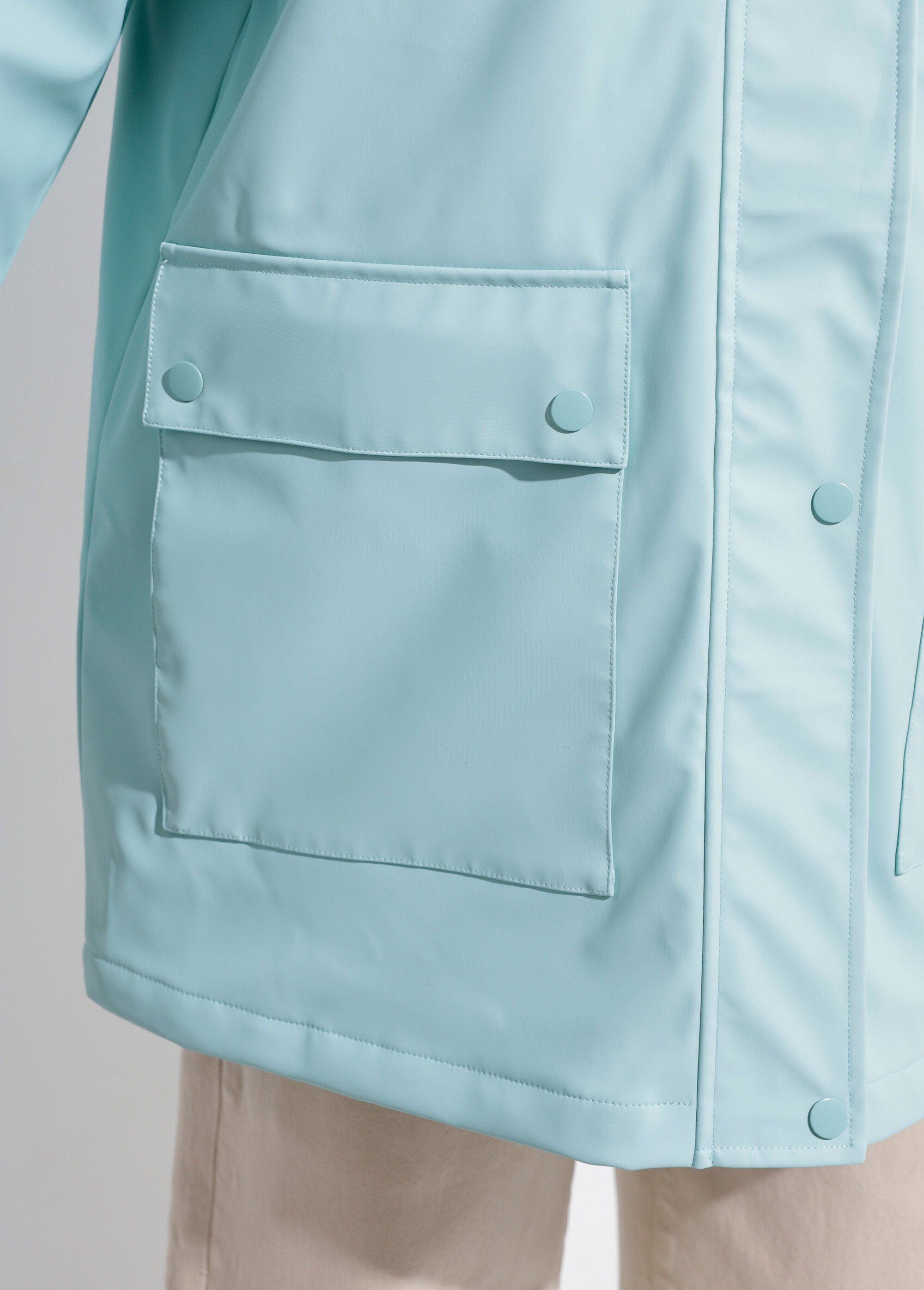 Parka à capuche zippée pressionnée déperlante Femme OPALINE TALOU DE1