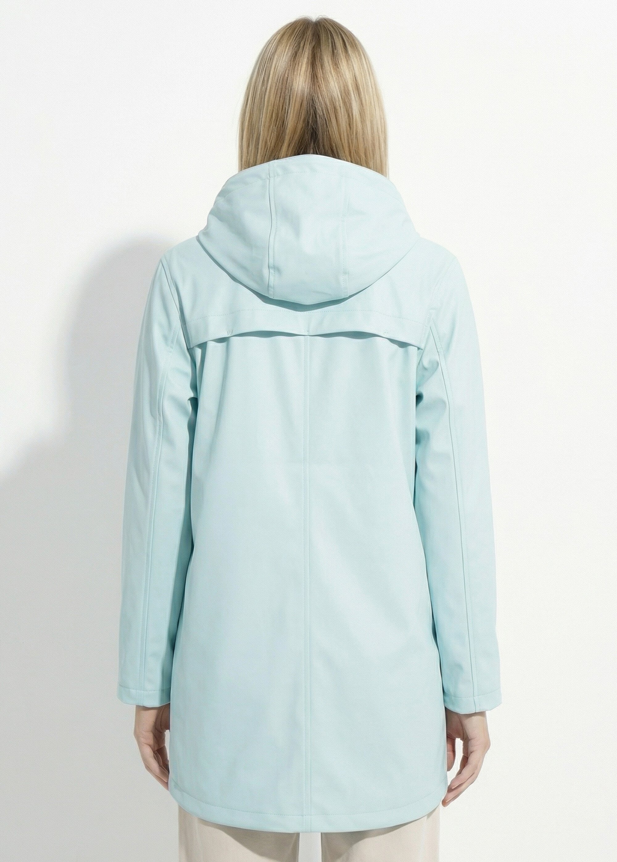 Parka à capuche zippée pressionnée déperlante Femme OPALINE TALOU DO1