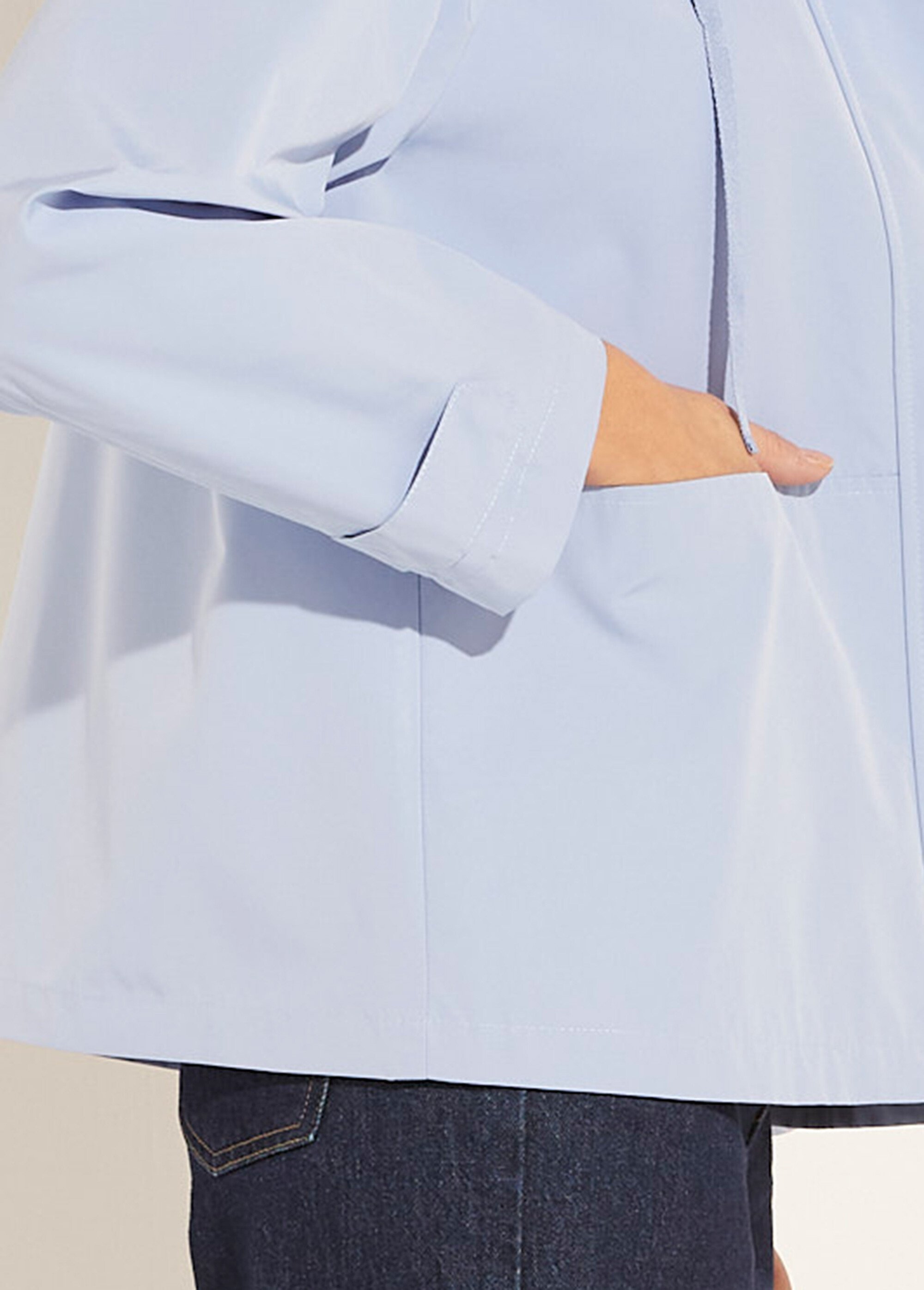 Parka courte légère déperlante Femme Bleu TIYA DE2