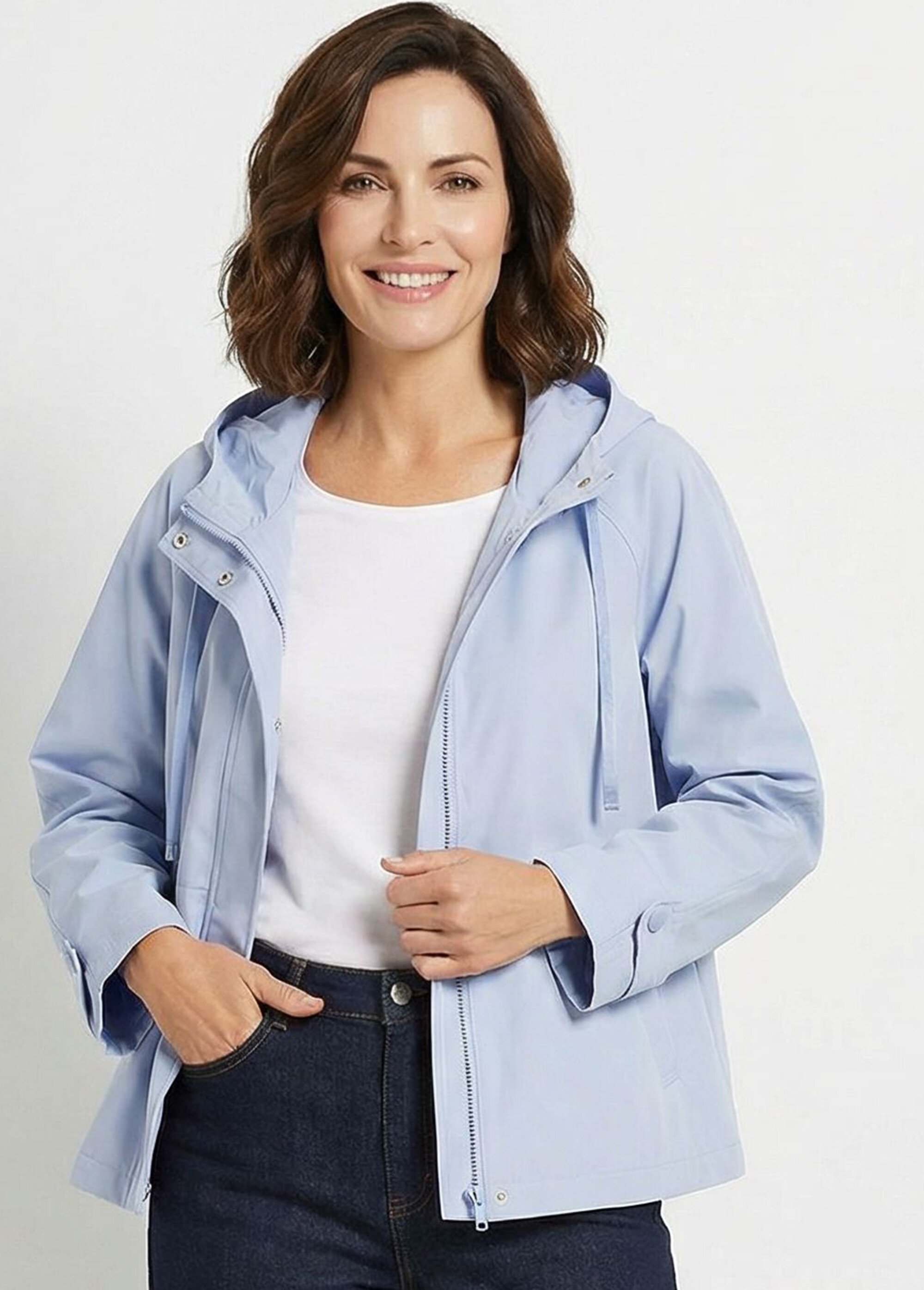 Parka courte légère déperlante