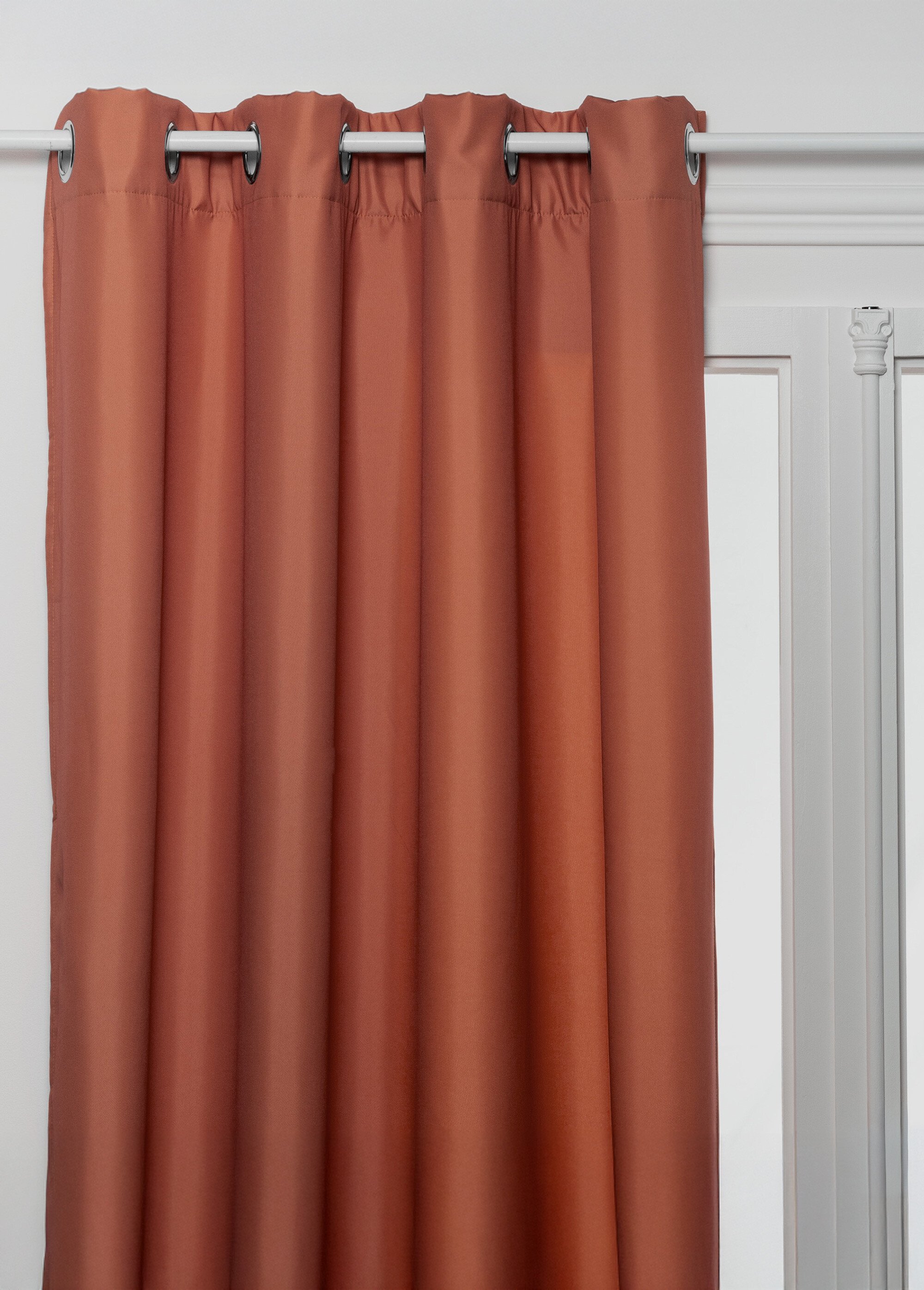 Rideau isolant oeillets métal, 140x260cm Orange JJA-131511 FA1