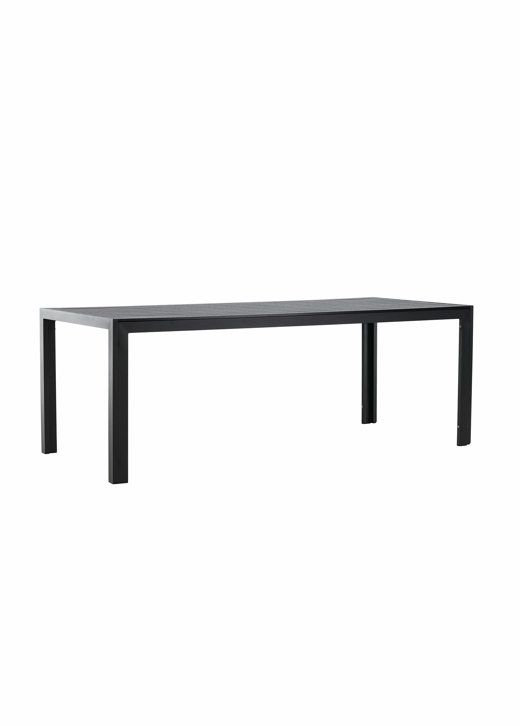 Table outdoor rectangle aluminium, 205cm NOIR VEN-9810-100 FA1