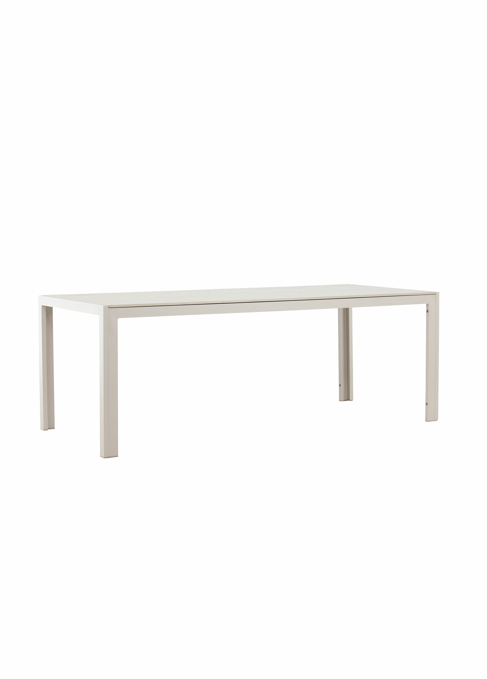 Table outdoor rectangle aluminium, 205cm BEIGE VEN-9810-100 FA1