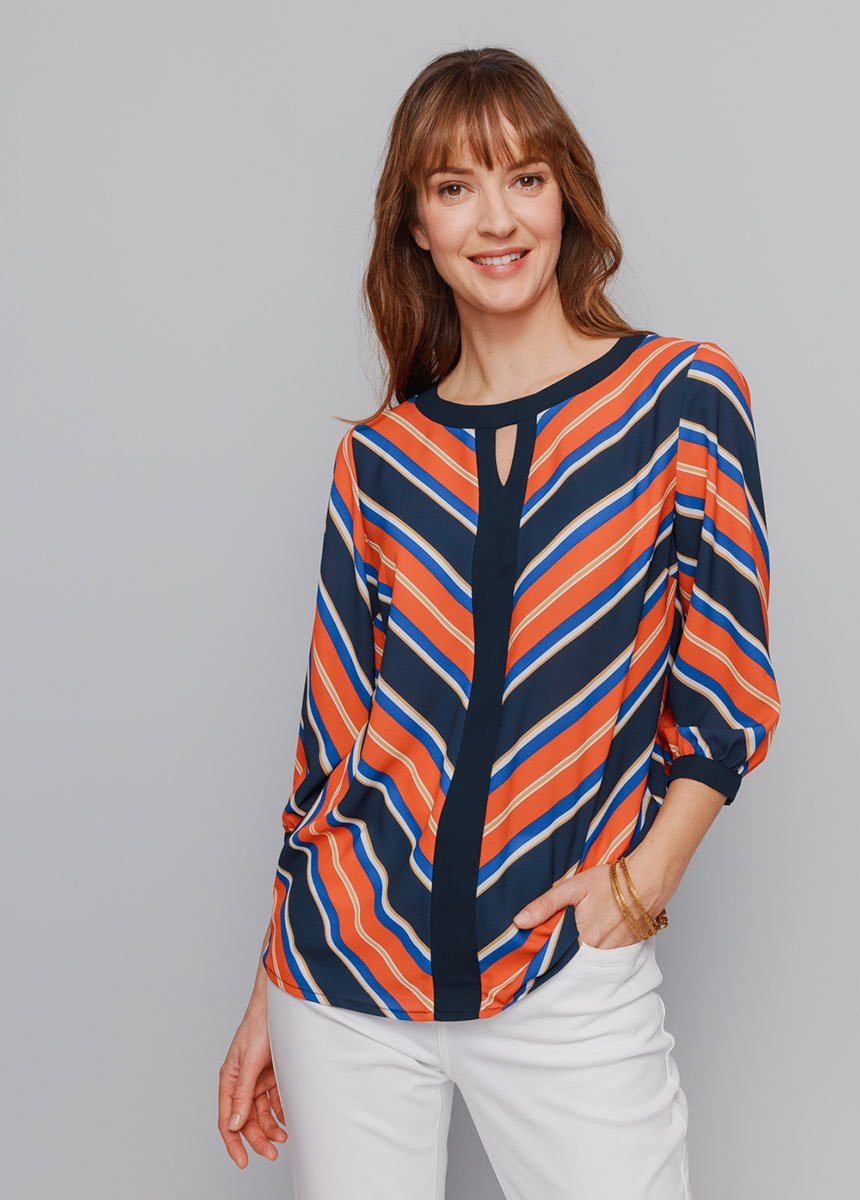 Tunique rayures fantaisie
