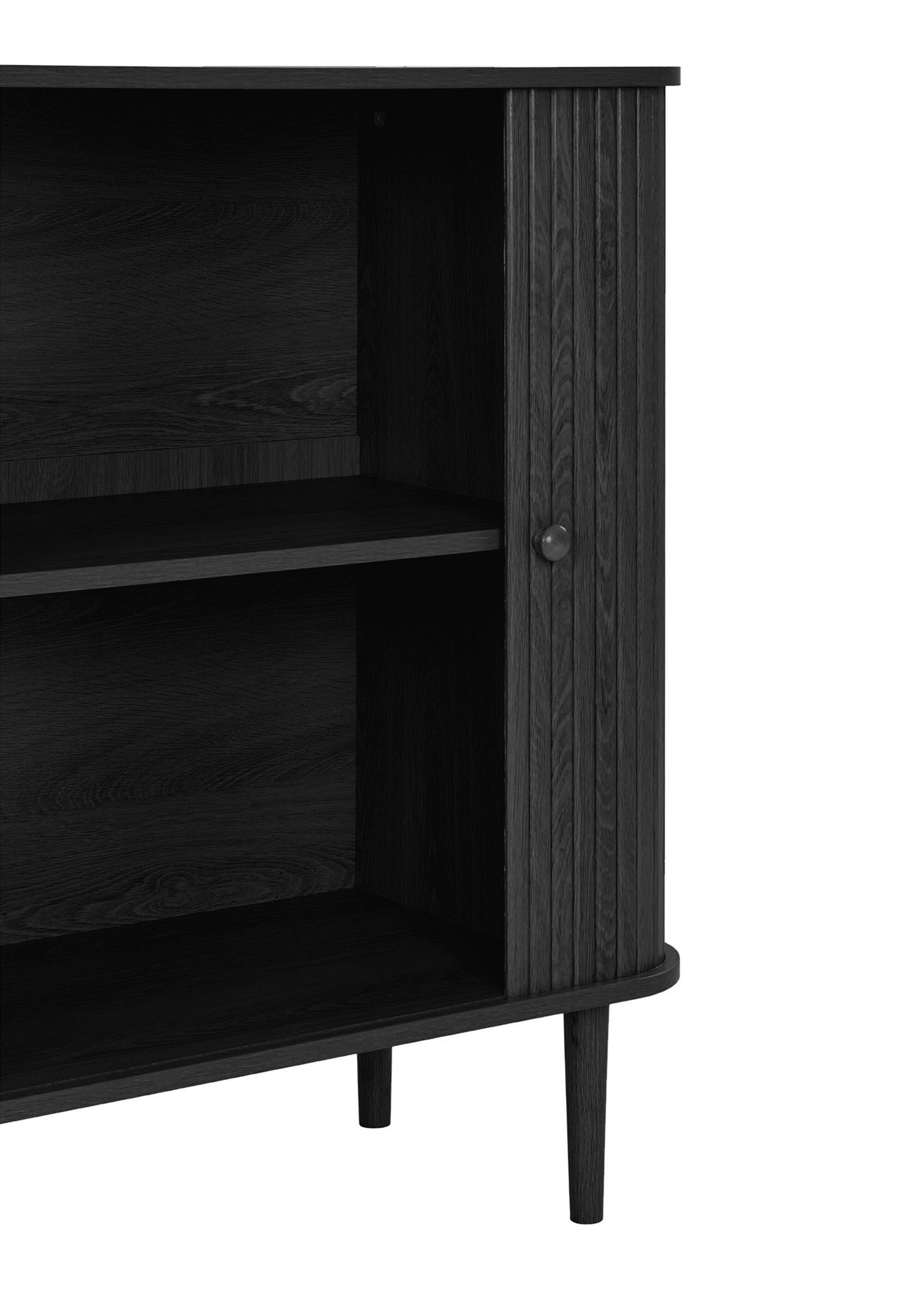 Buffet avec portes façon volets NIKKO NOIR HN-3103000 DE2