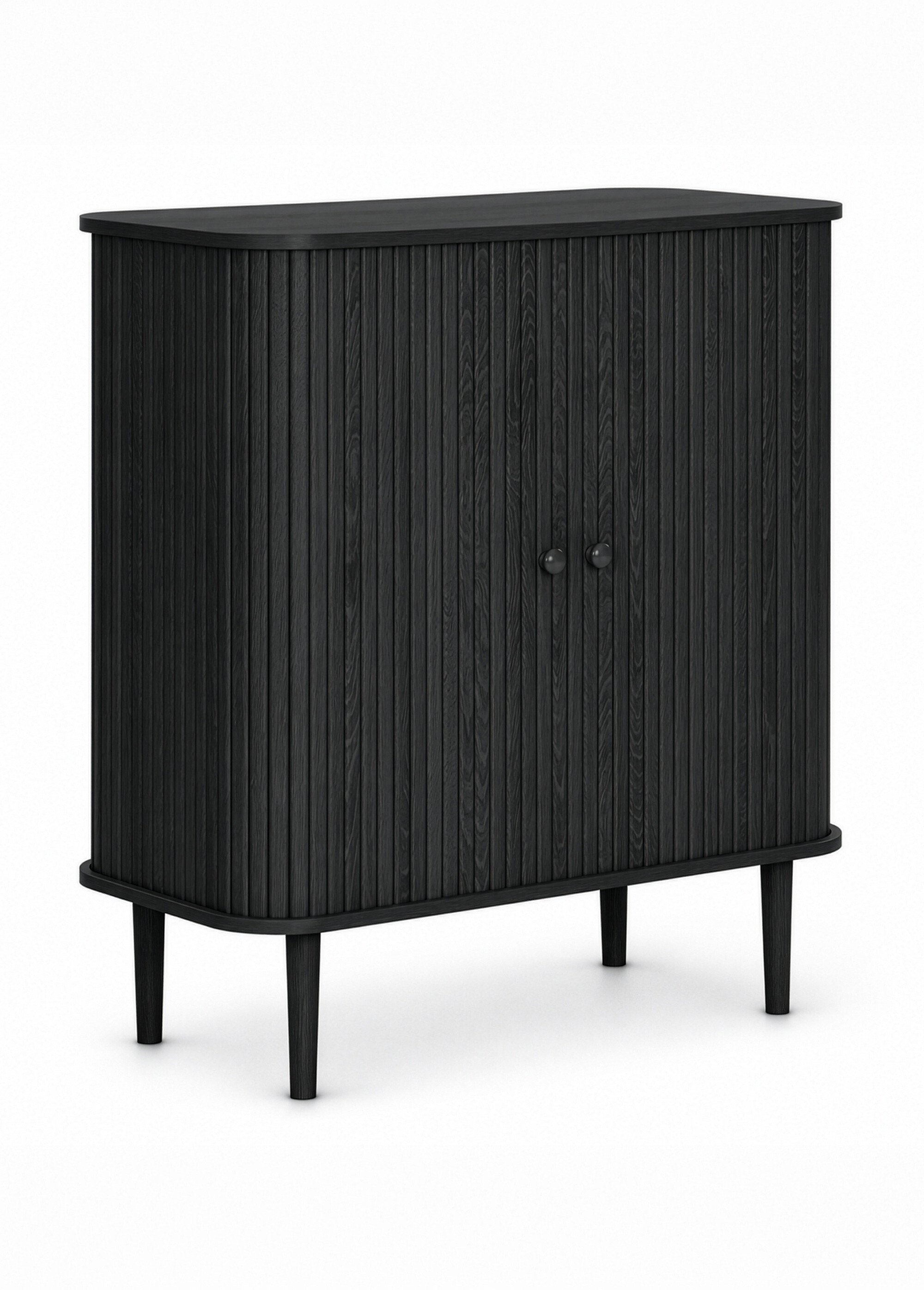 Buffet avec portes façon volets NIKKO NOIR HN-3103000 FA1