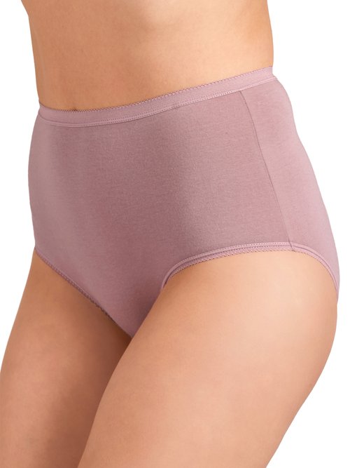 Culotte taille haute bi-extensible - lot de 4 Femme Bleu DECAN DE4