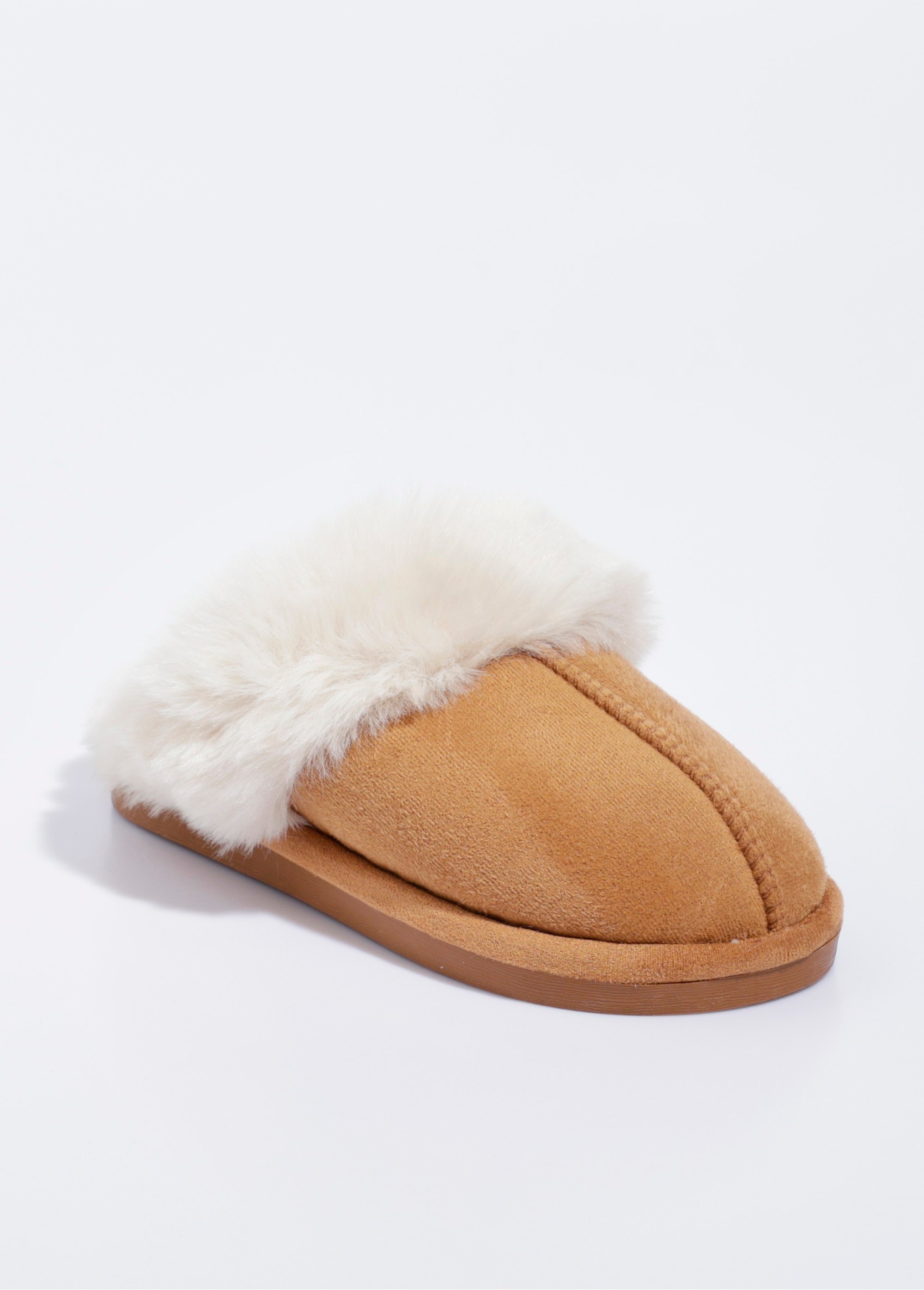 Chaussons Mules Femme Beige LBDKB6010-12PS FA1