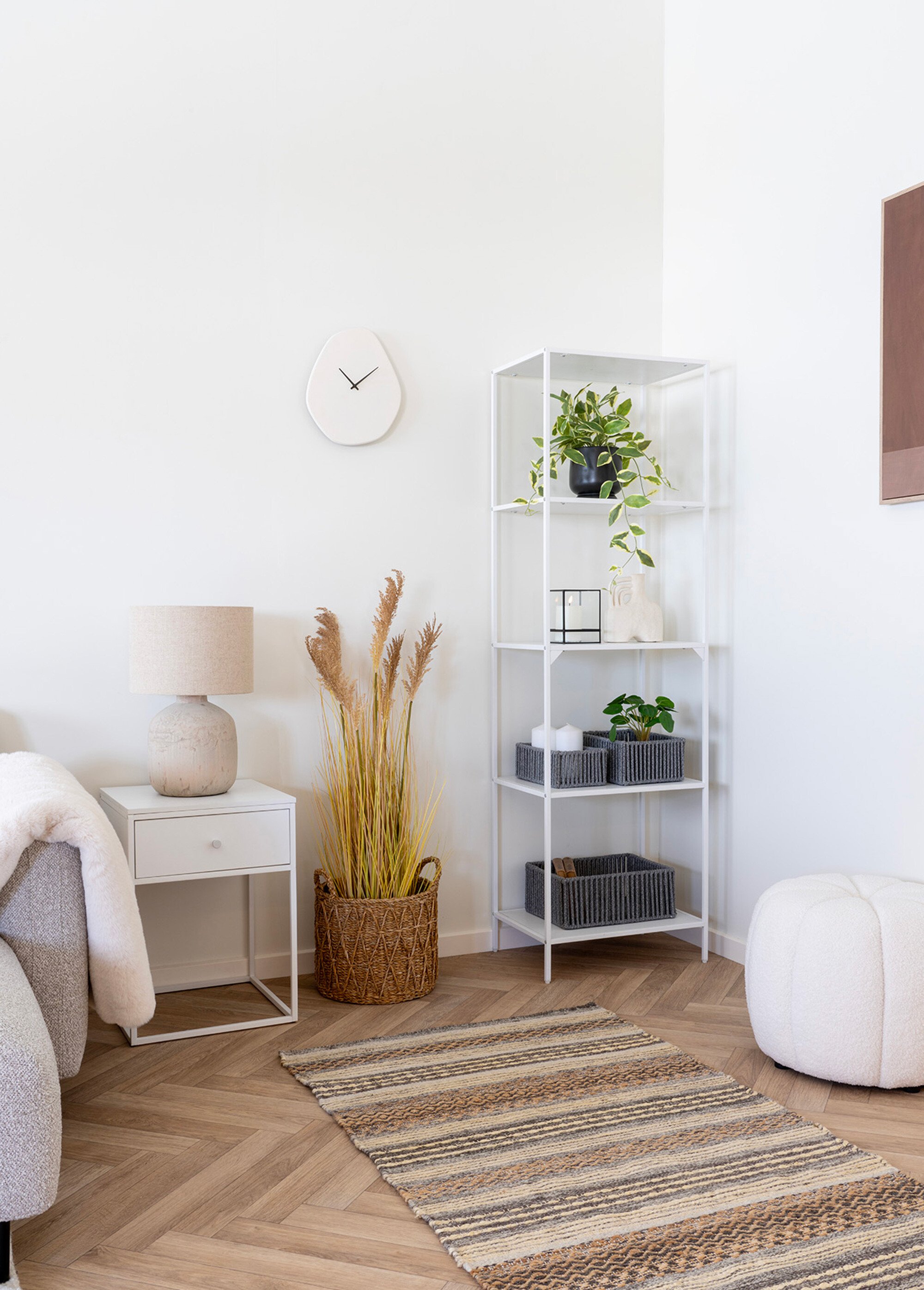 Lampe à poser en céramique aspect pierre LIGHT BROWN HN-6404110 SI3