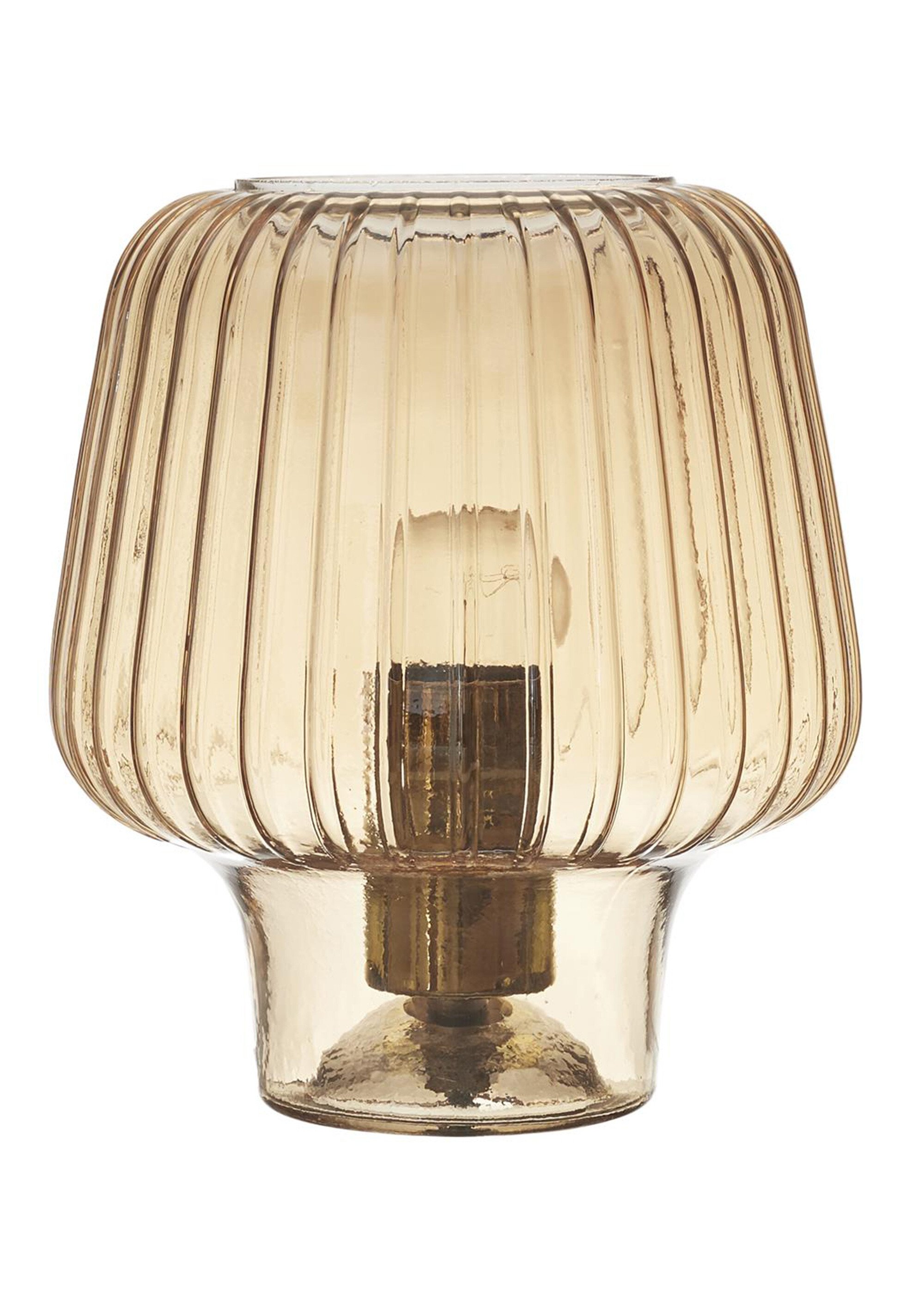 Lampe à poser en verre fumé coloré 1A