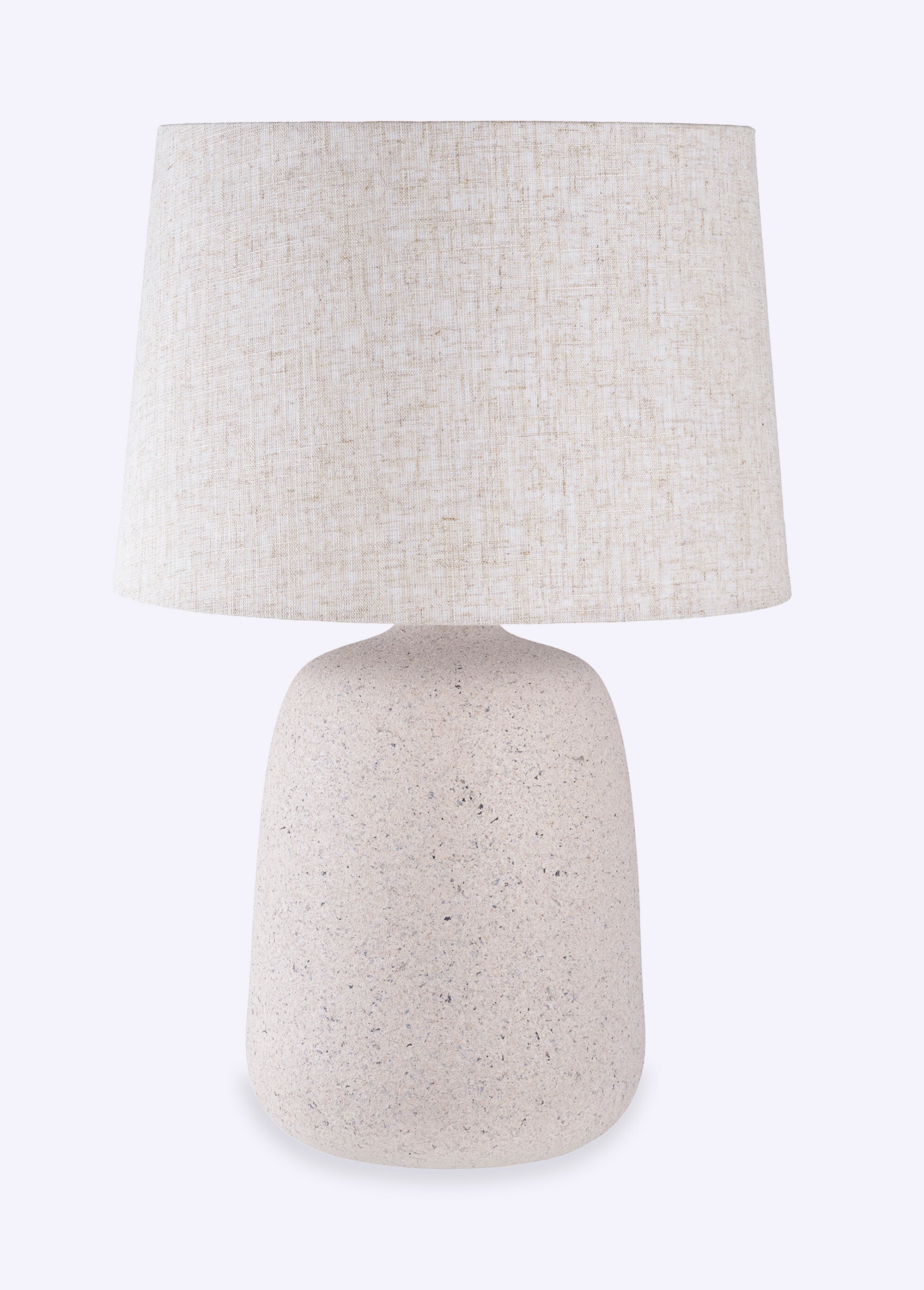 Lampe compacte design fibre d'argile STONE HN-6404120 FA1