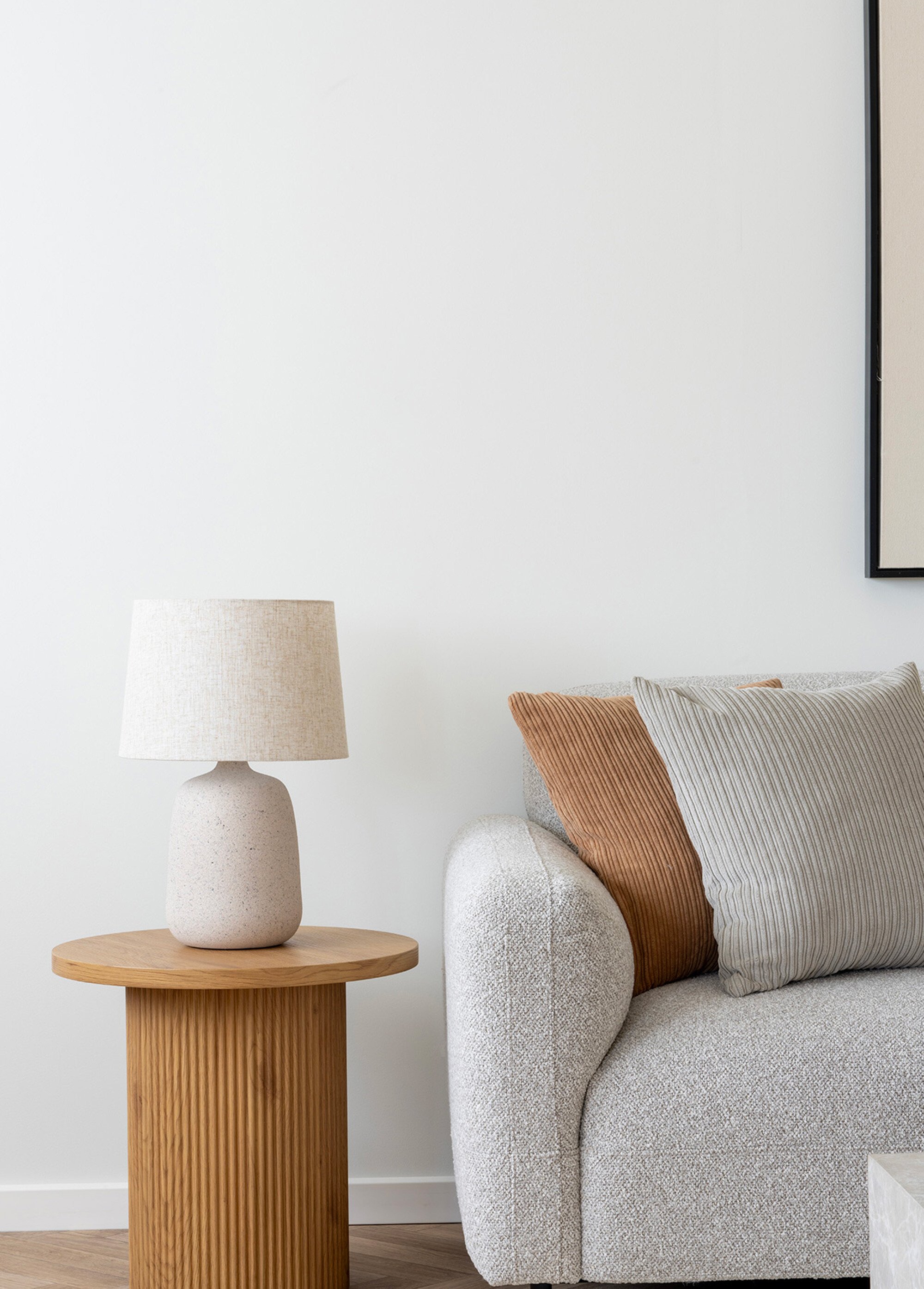 Lampe compacte design fibre d'argile STONE HN-6404120 SI2