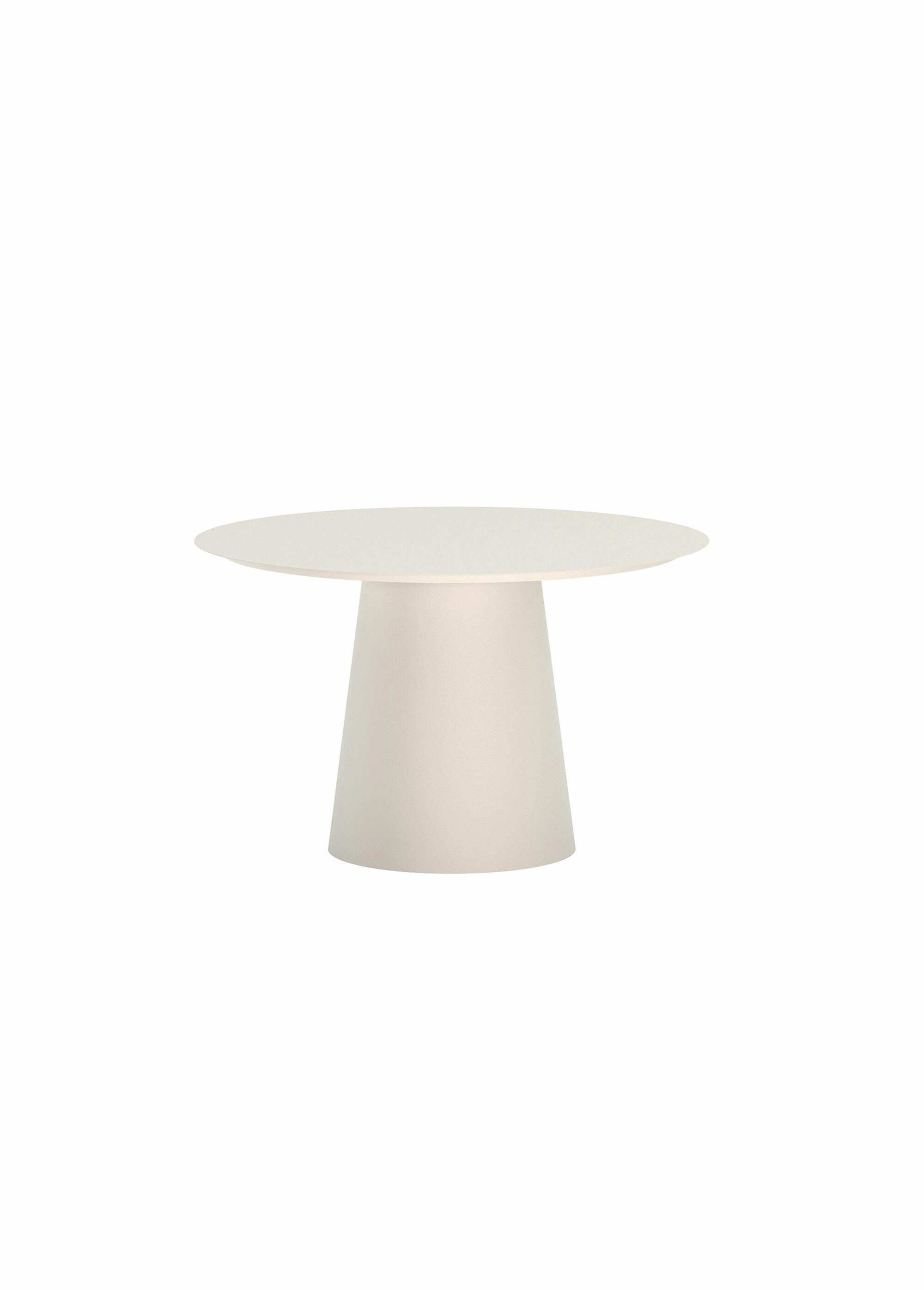Table de jardin alu 4 places, diam 120cm BEIGE VEN-9907-100 FA1