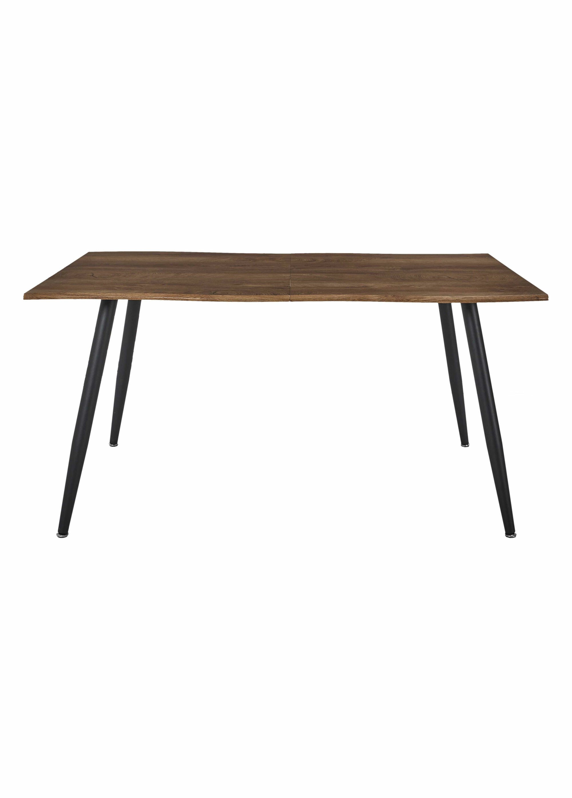 Table extensible avec bords irréguliers MARRON CMP-HD0168 DE1