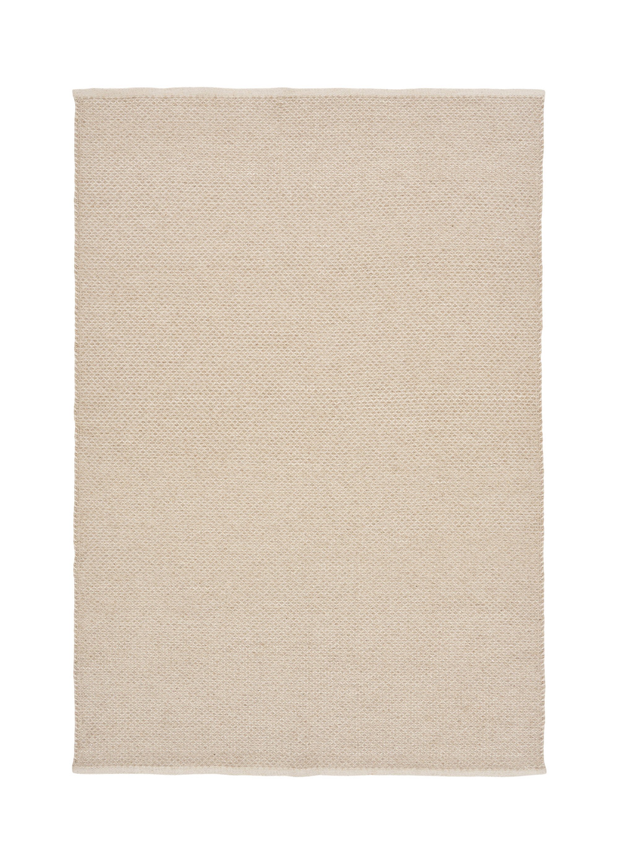 Tapis laine tissé main losanges GAYA 160x230cm Beige HN-3981835 FA1