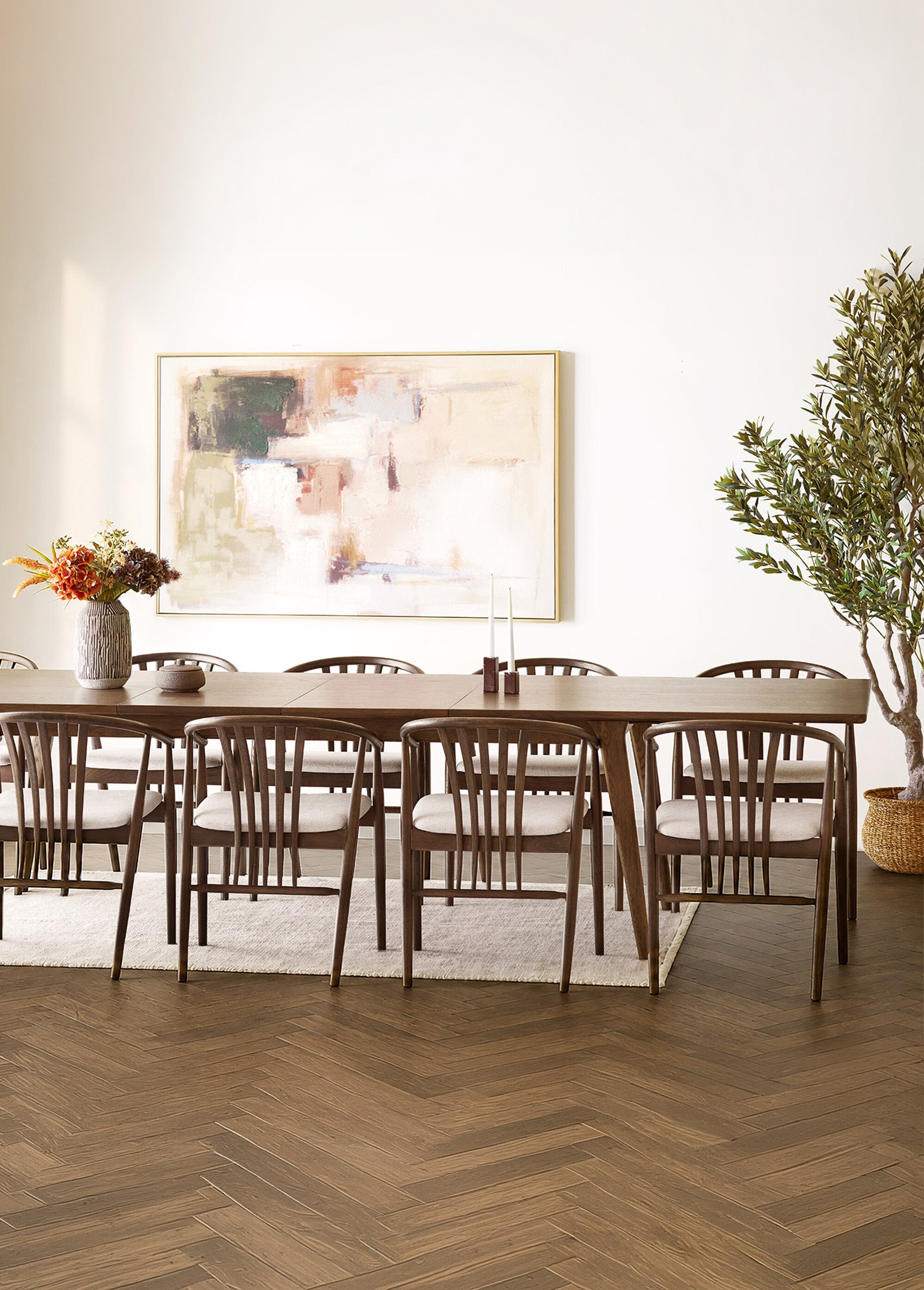 Tapis laine tissé main losanges GAYA 160x230cm Beige HN-3981835 SI1