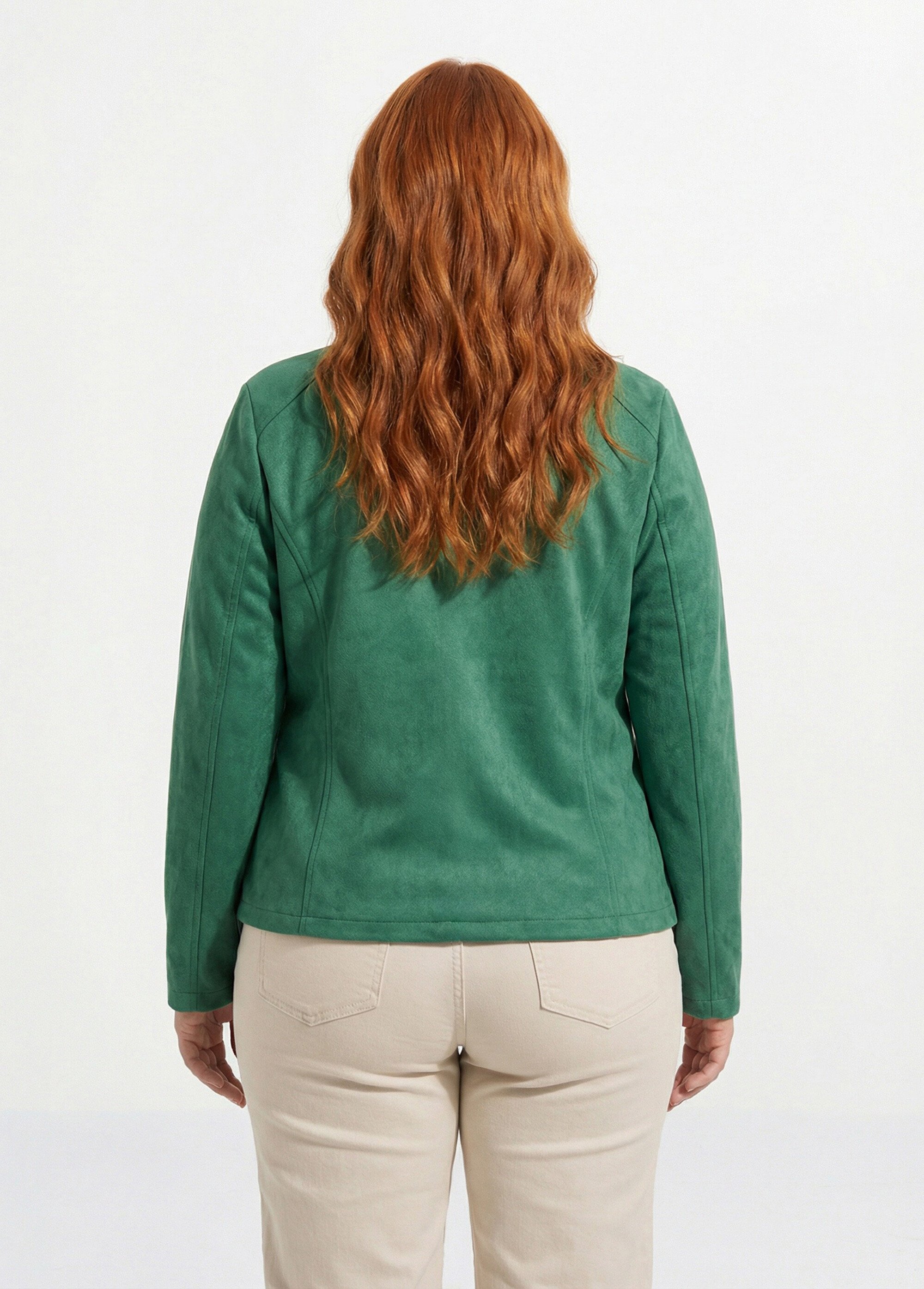 Veste courte suédine style perfecto