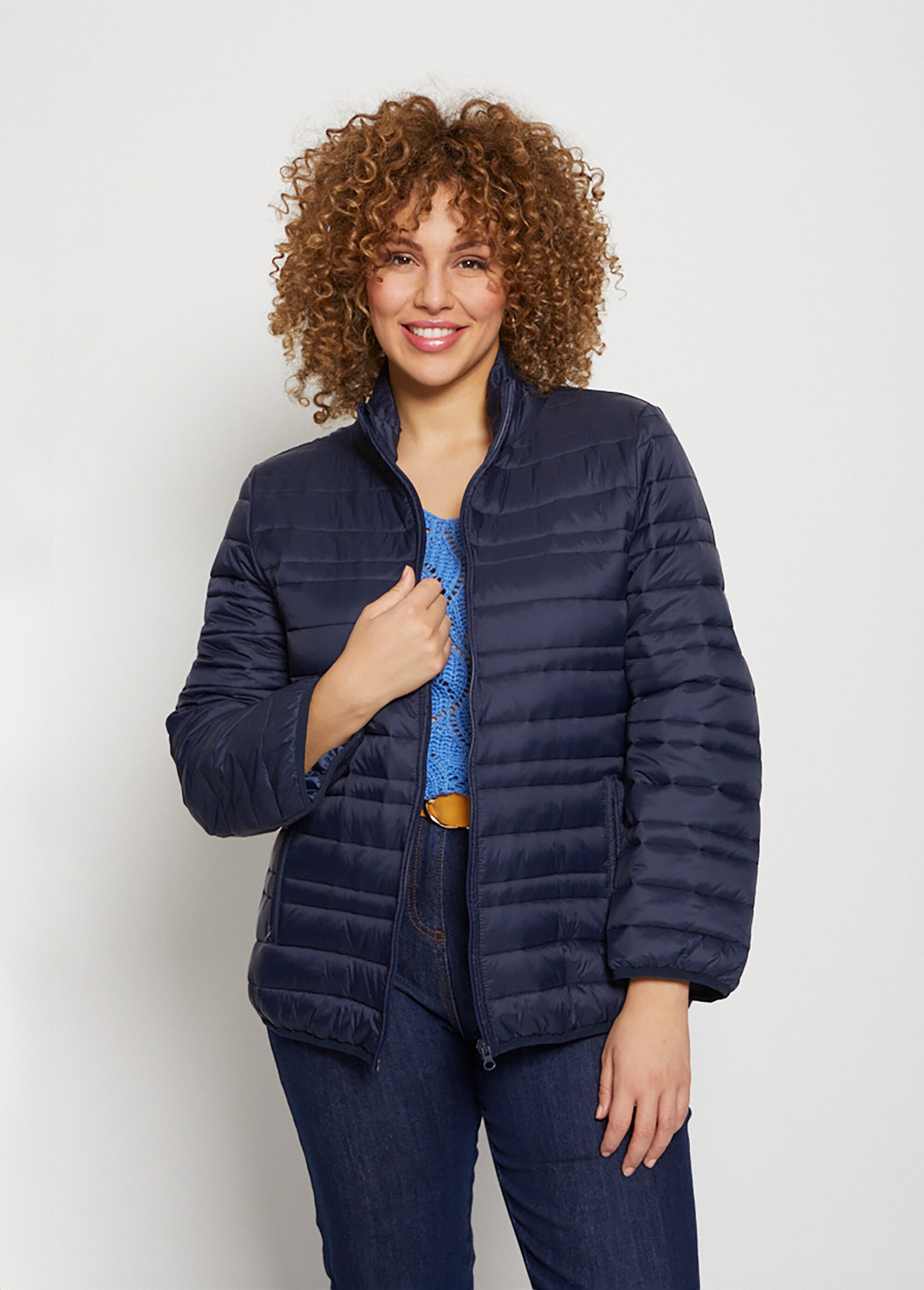 Veste matelassée unie ou imprimée