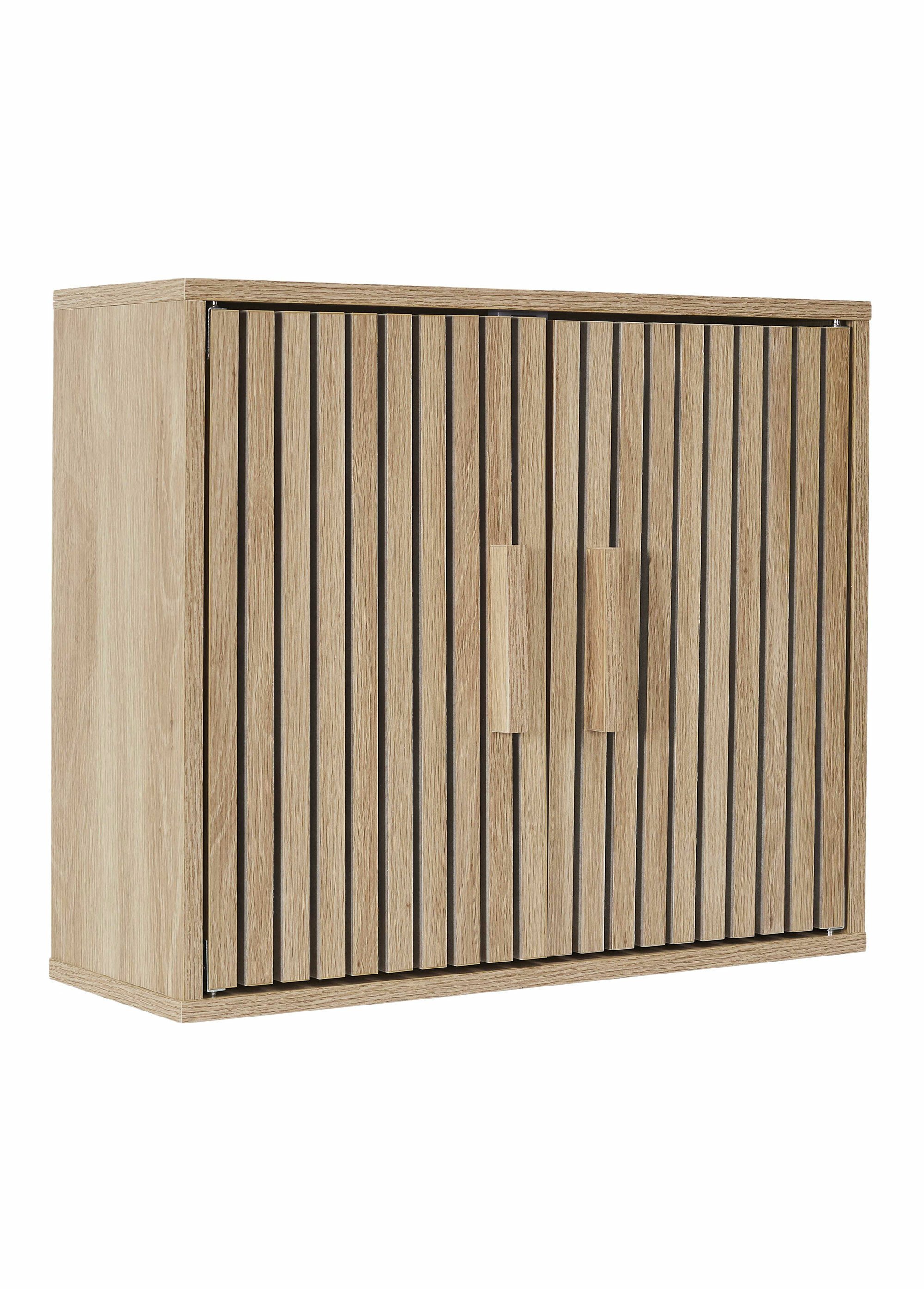 Armoire murale en bois claustra MARRON CMP-HD0221 FA1