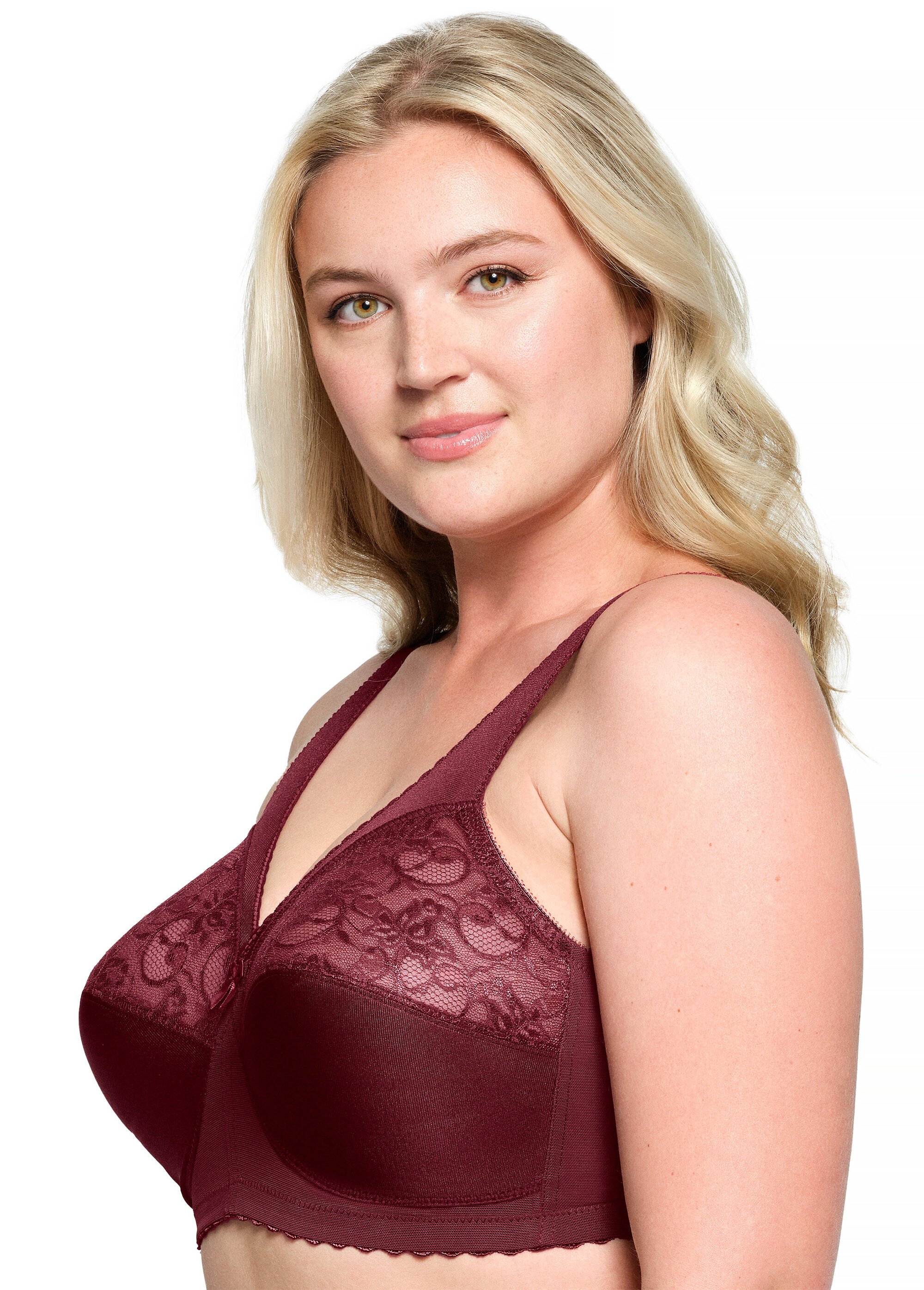 Soutien-gorge Magic Lift® sans armatures Femme Grande Taille Rouge VANITE GA1
