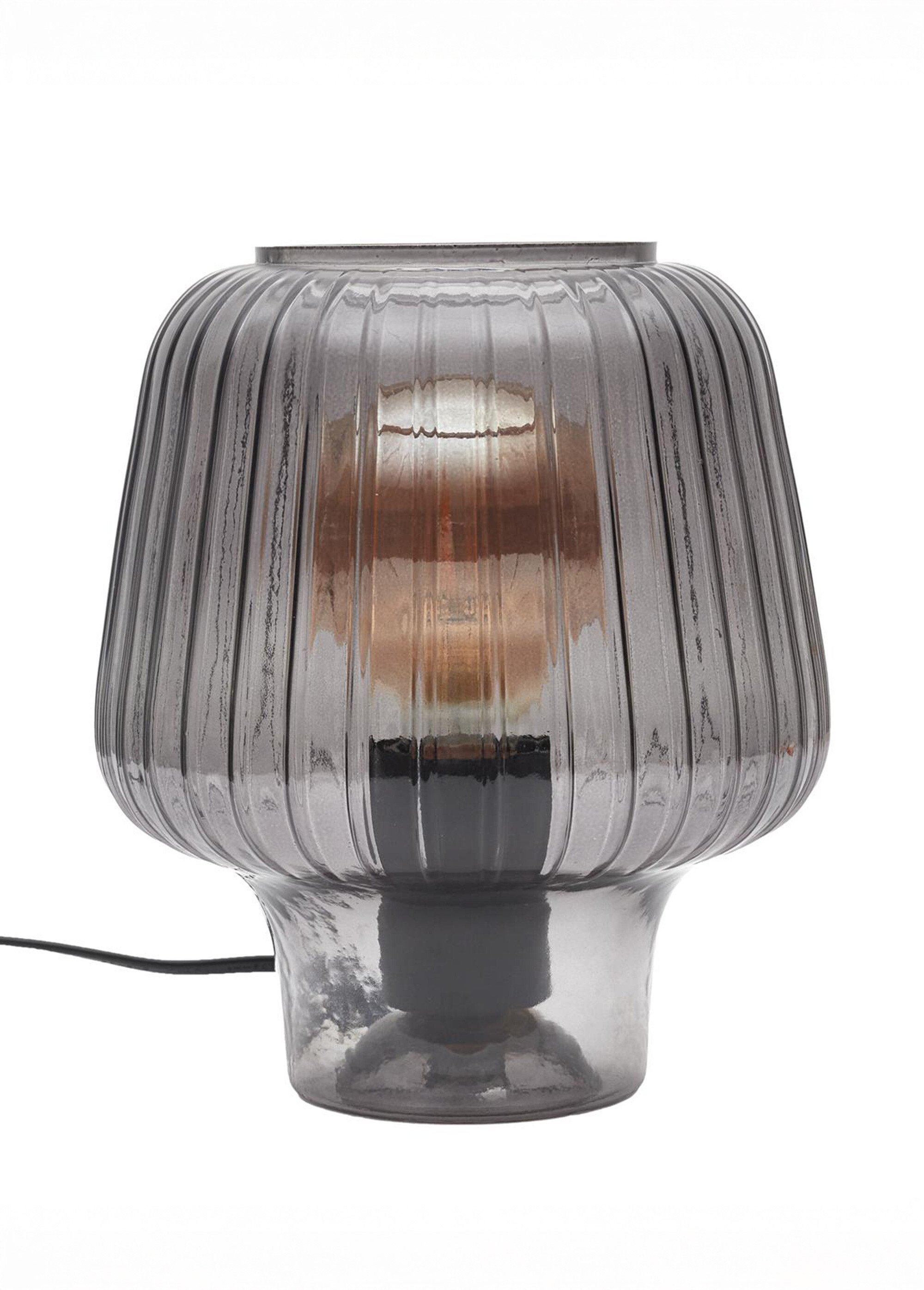 Lampe à poser en verre fumé coloré 2G GRIS CMP-LA00141 DE2