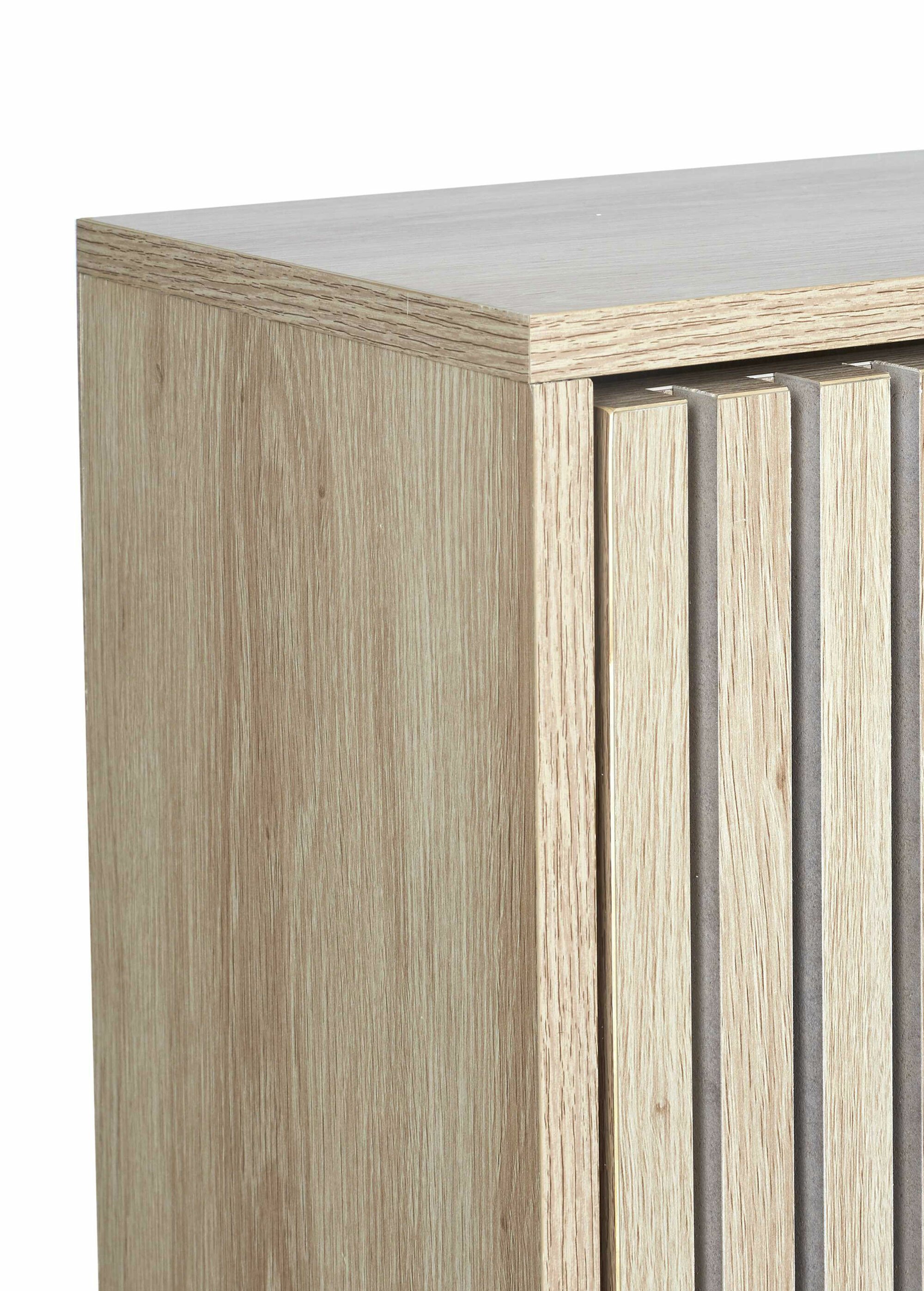 Meuble à chaussures en bois claustra MARRON CMP-HD0206 DE4