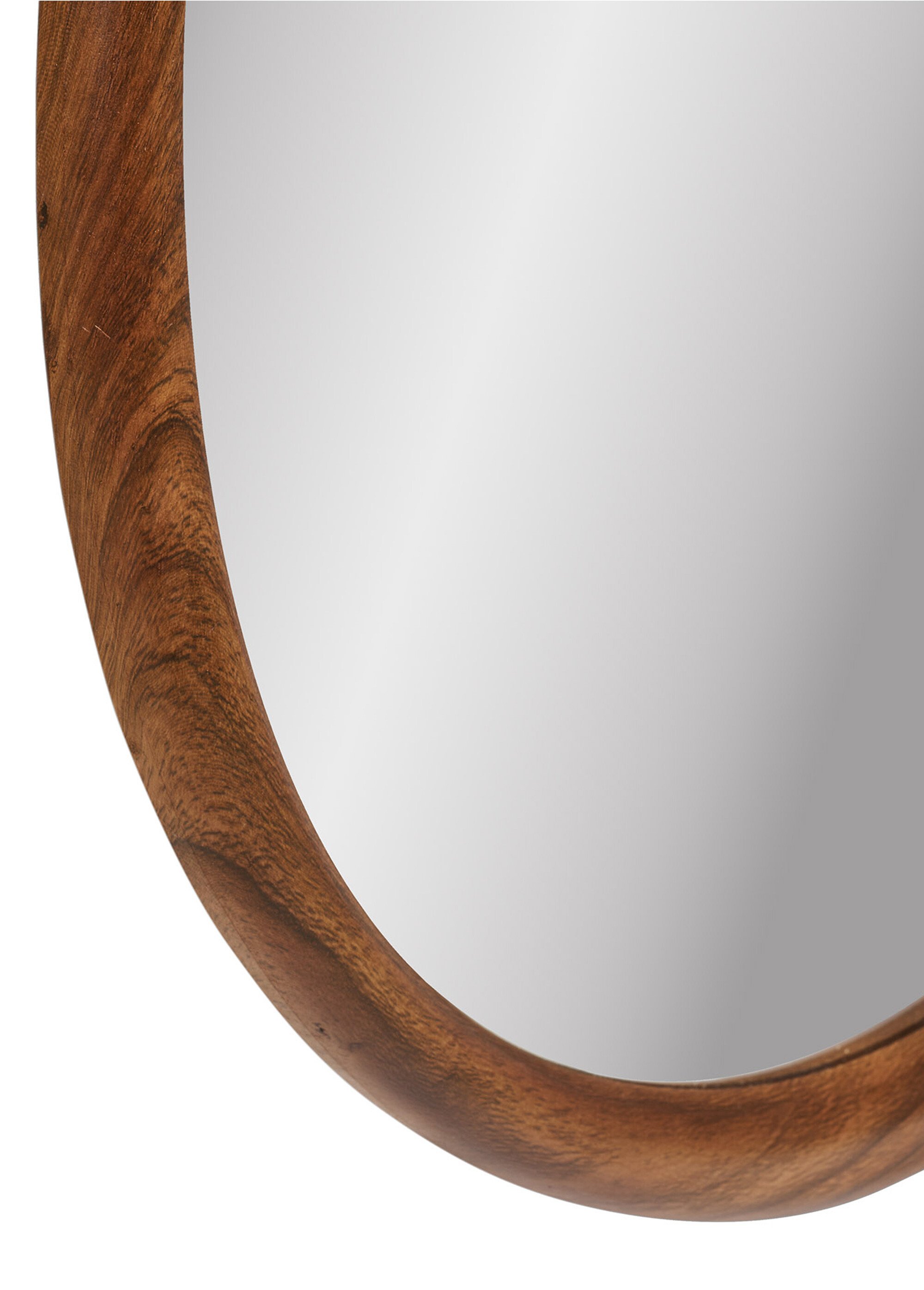 Miroir forme organique contour bois LUXON Beige HN-4001724 DE2