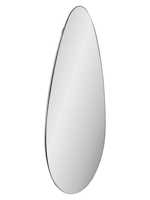 Miroir galet lumineux anti buée KIAMA Blanc HN-4201726 DE1