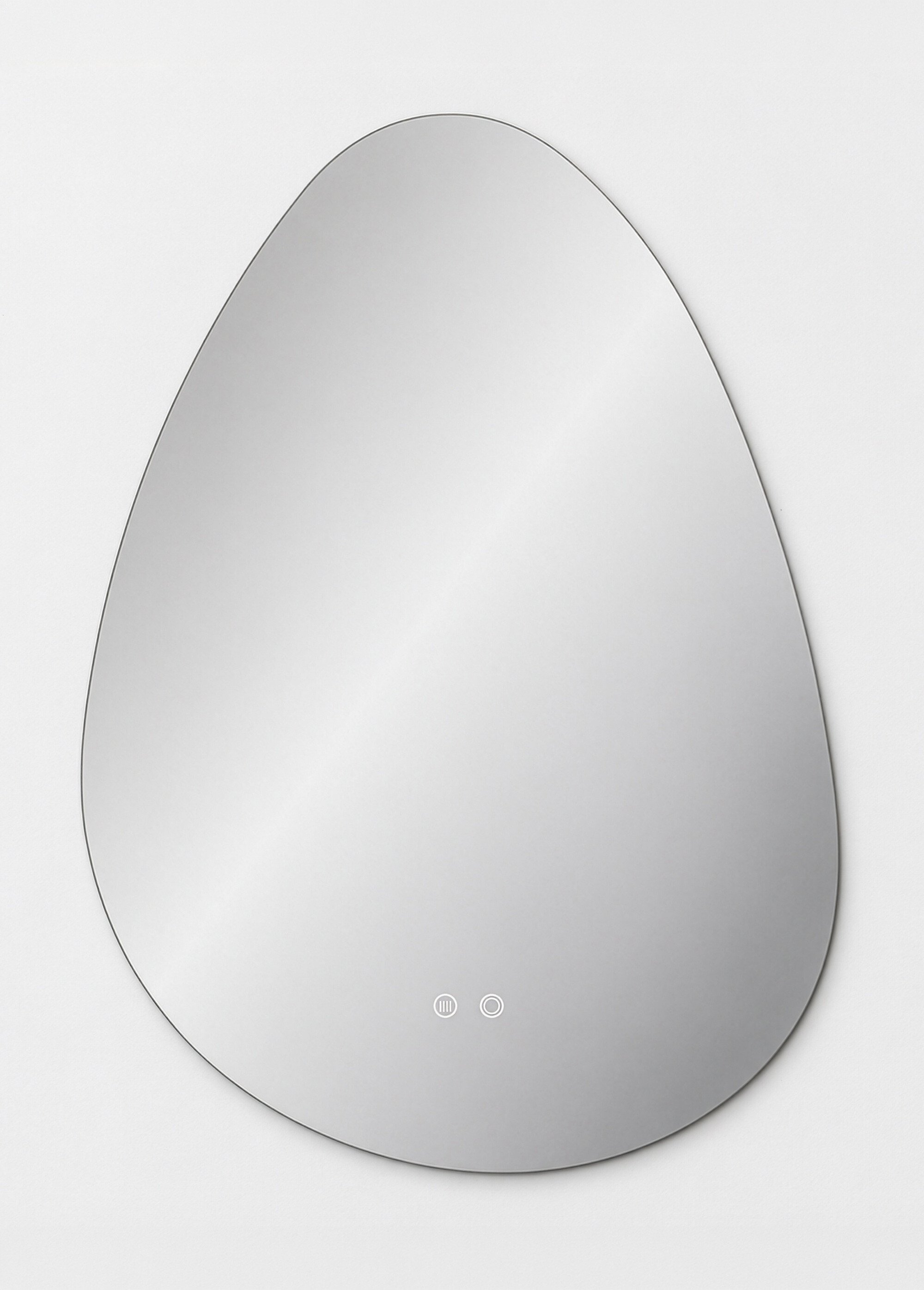Miroir galet lumineux anti buée KIAMA