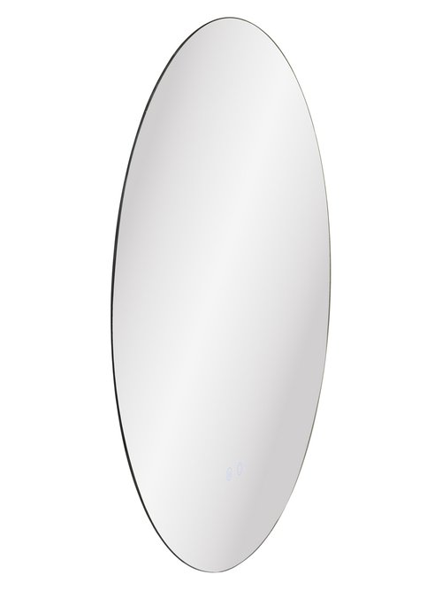 Miroir rond lumineux anti buée KIAMA Blanc HN-4201727 DE1