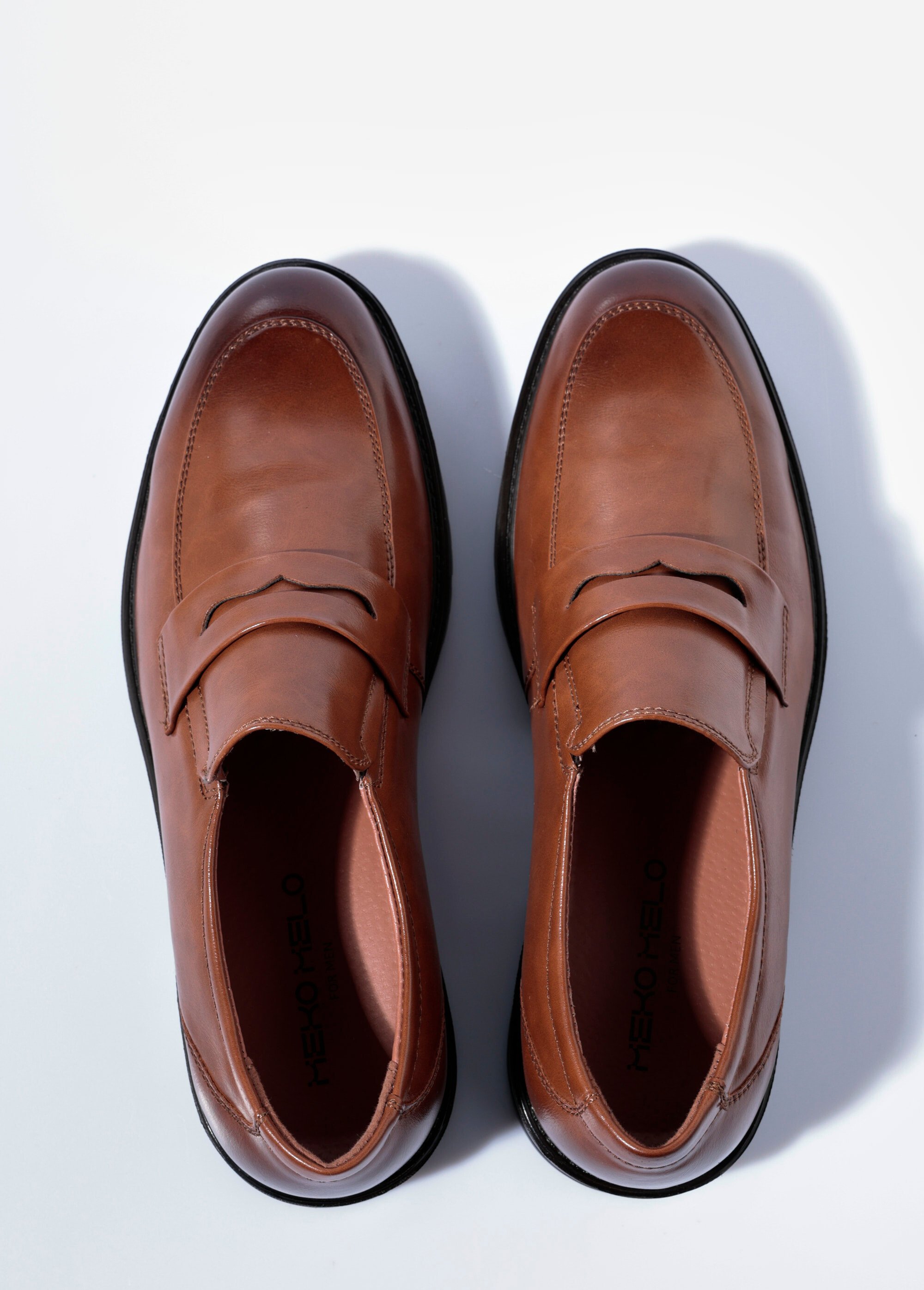 Mocassins simili cuir, patte ton sur ton Homme Beige YIM57021 OV1