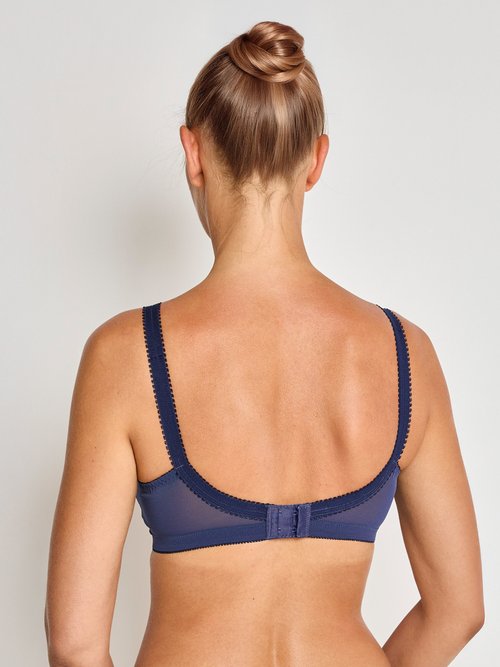 Soutien-gorge coeur croisé sans armatures Femme Bleu VERDICT DO1