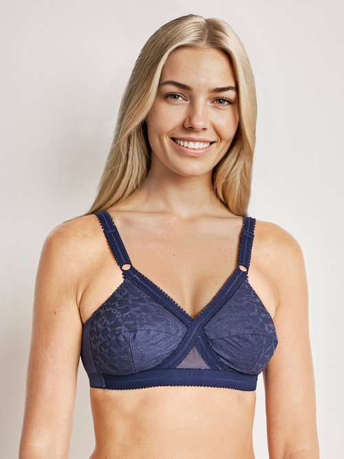 Soutien-gorge coeur croisé sans armatures Femme Bleu VERDICT FA1
