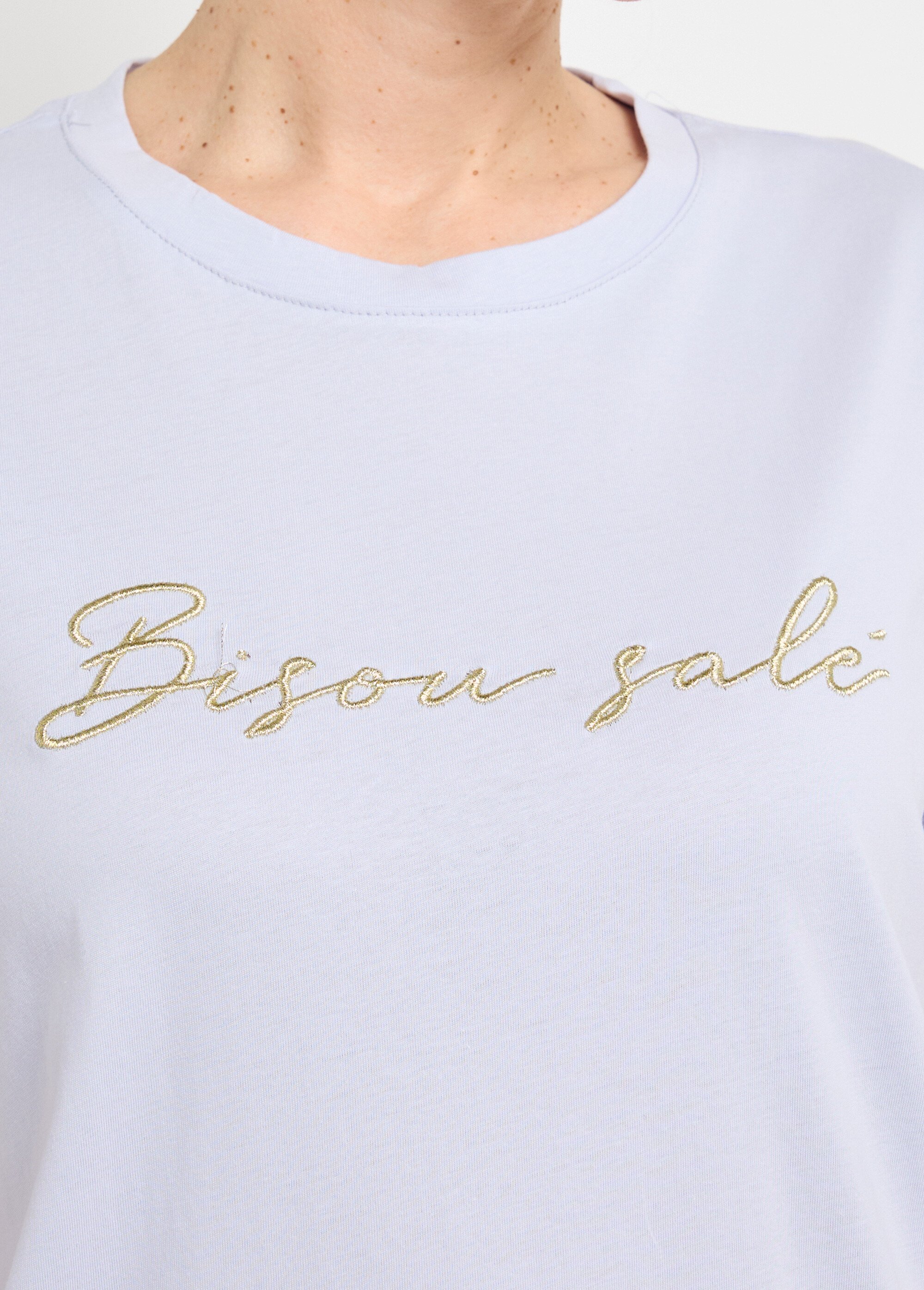 T-shirt manches courtes, Bisou salé