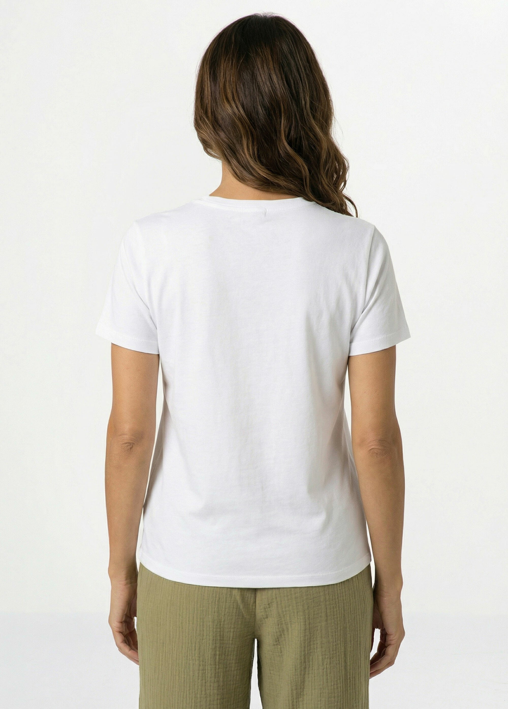 T-shirt manches courtes broderie sunset