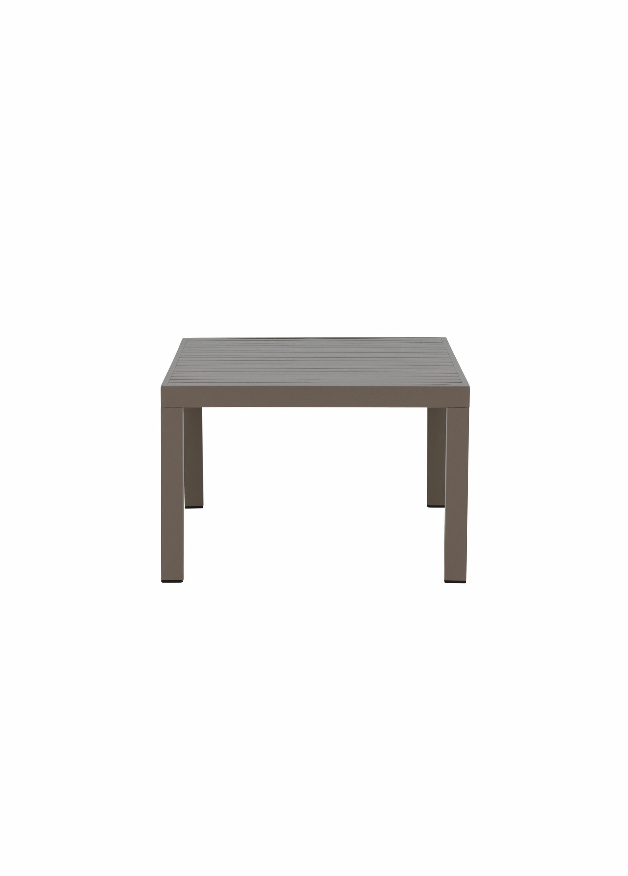 Table basse alu rainuré, 120 x 70cm MARRON VEN-9938-222 DO1