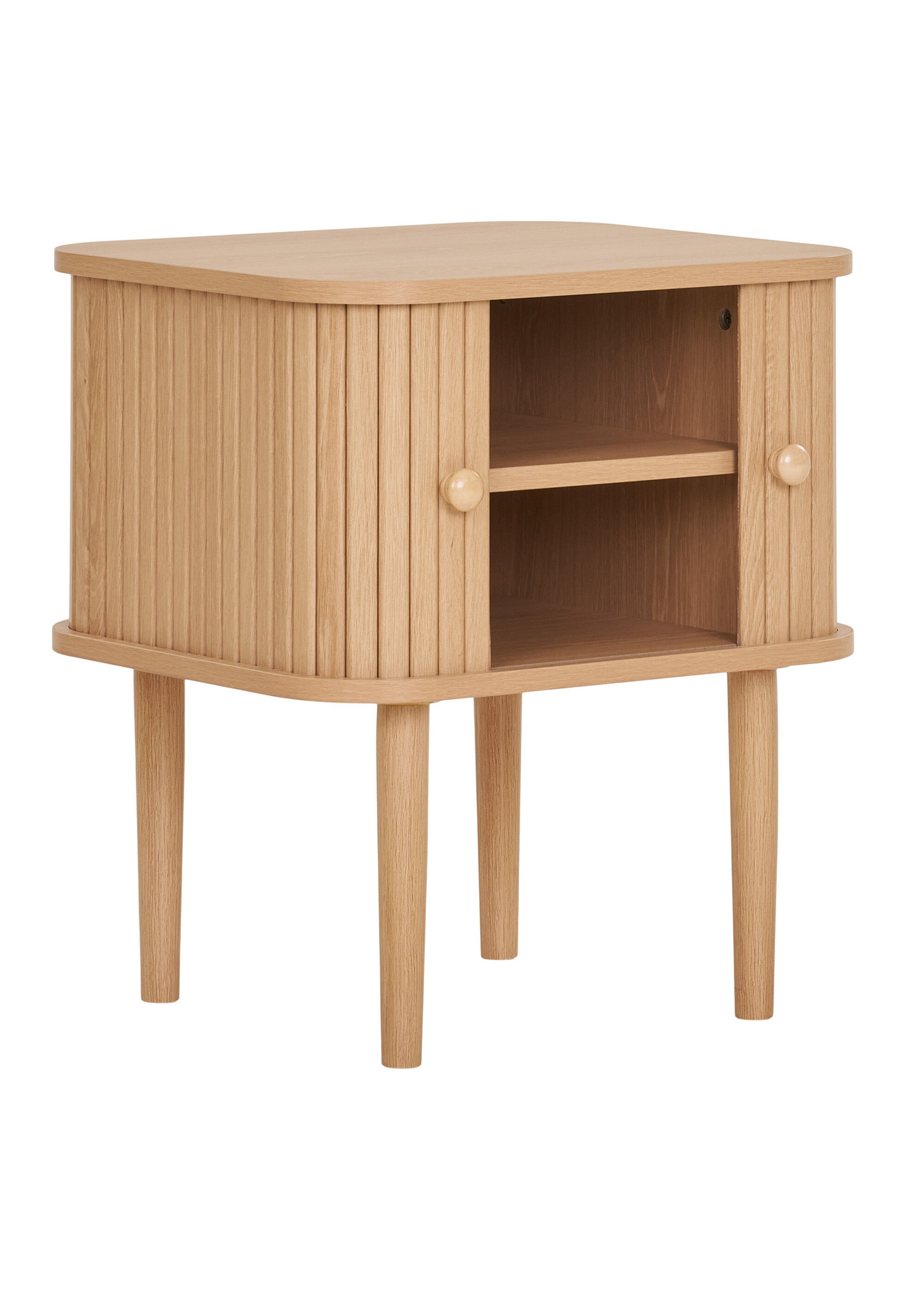 Table d’appoint, portes coulissantes BEIGE HN-2402070 DE2