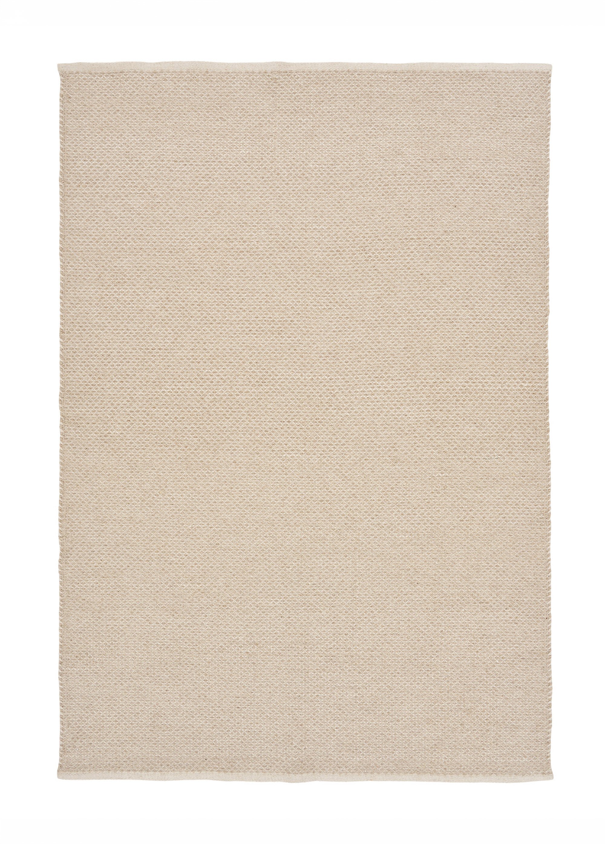 Tapis laine tissé main losanges GAYA 200x300cm Beige HN-3981836 FA1