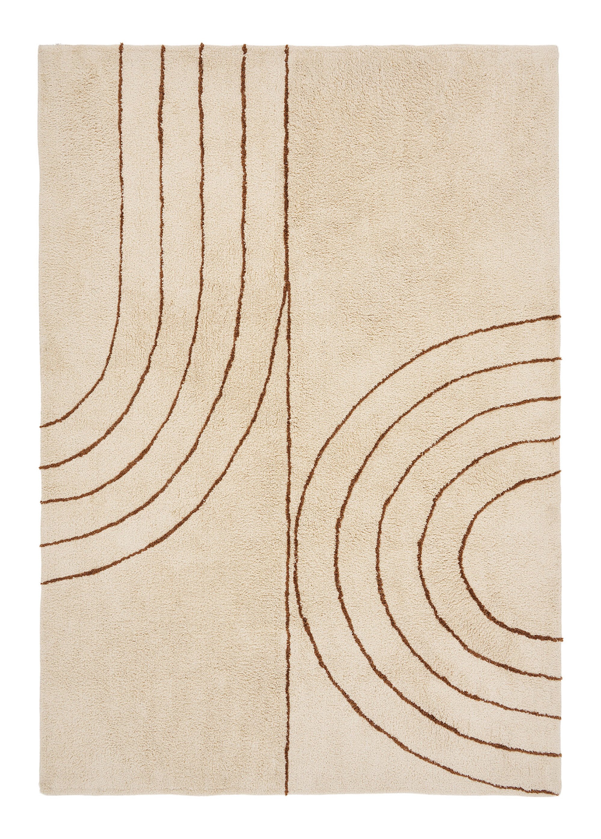 Tapis poils courts arches TAMPA 200x300cm Beige HN-3981851 FA1