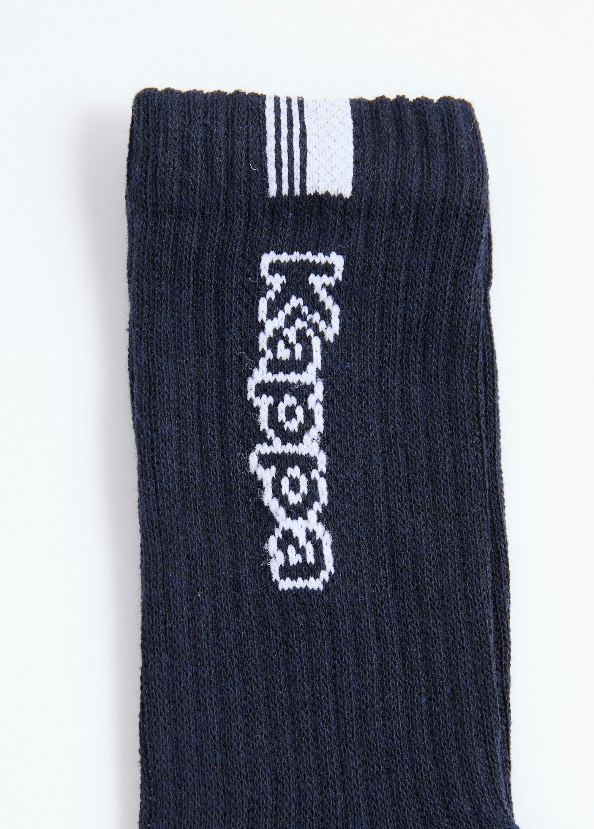Chaussettes de sport côtelées assorties Homme Bleu BEN93231732 DE2