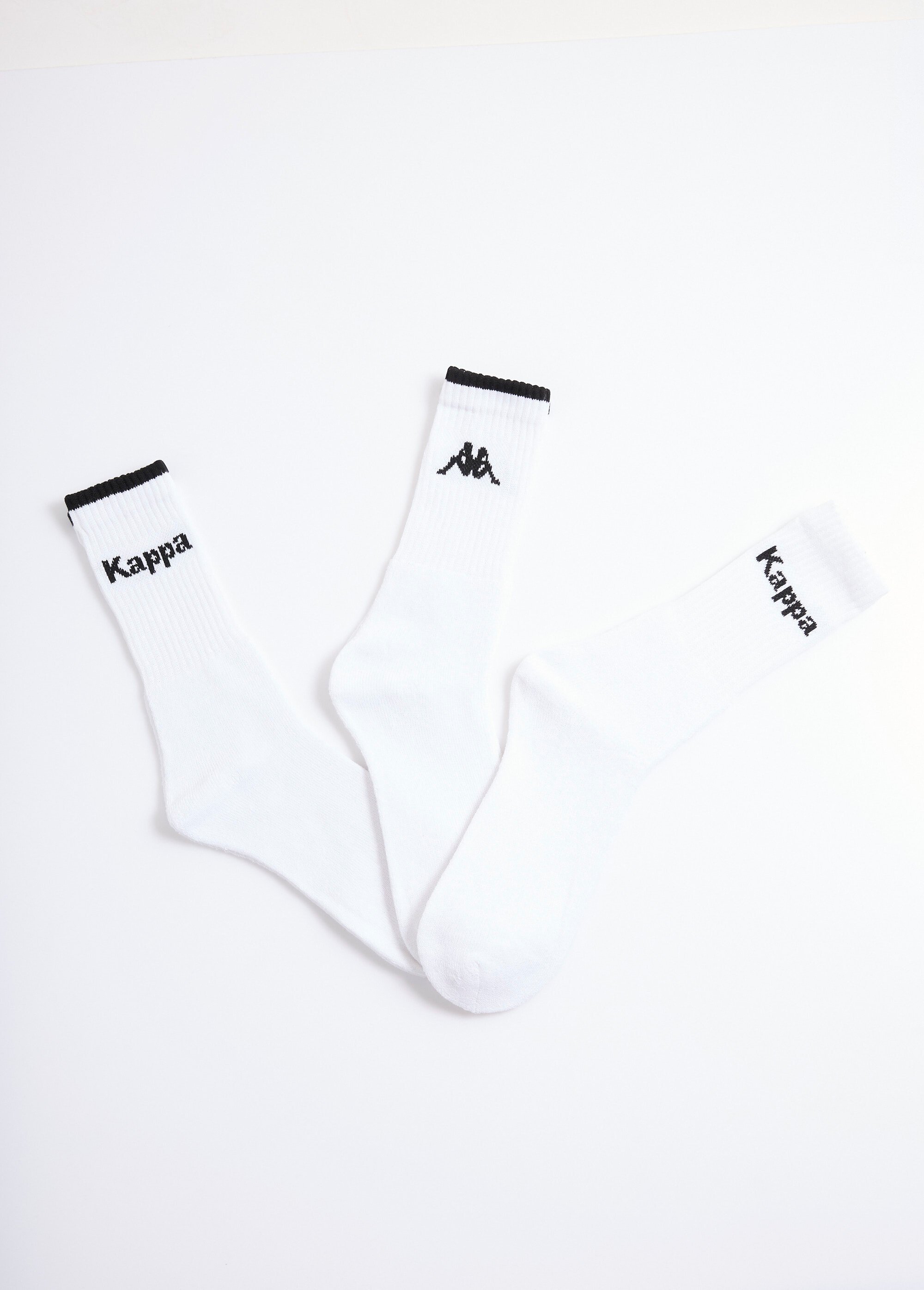 Chaussettes de sport côtelées, claires