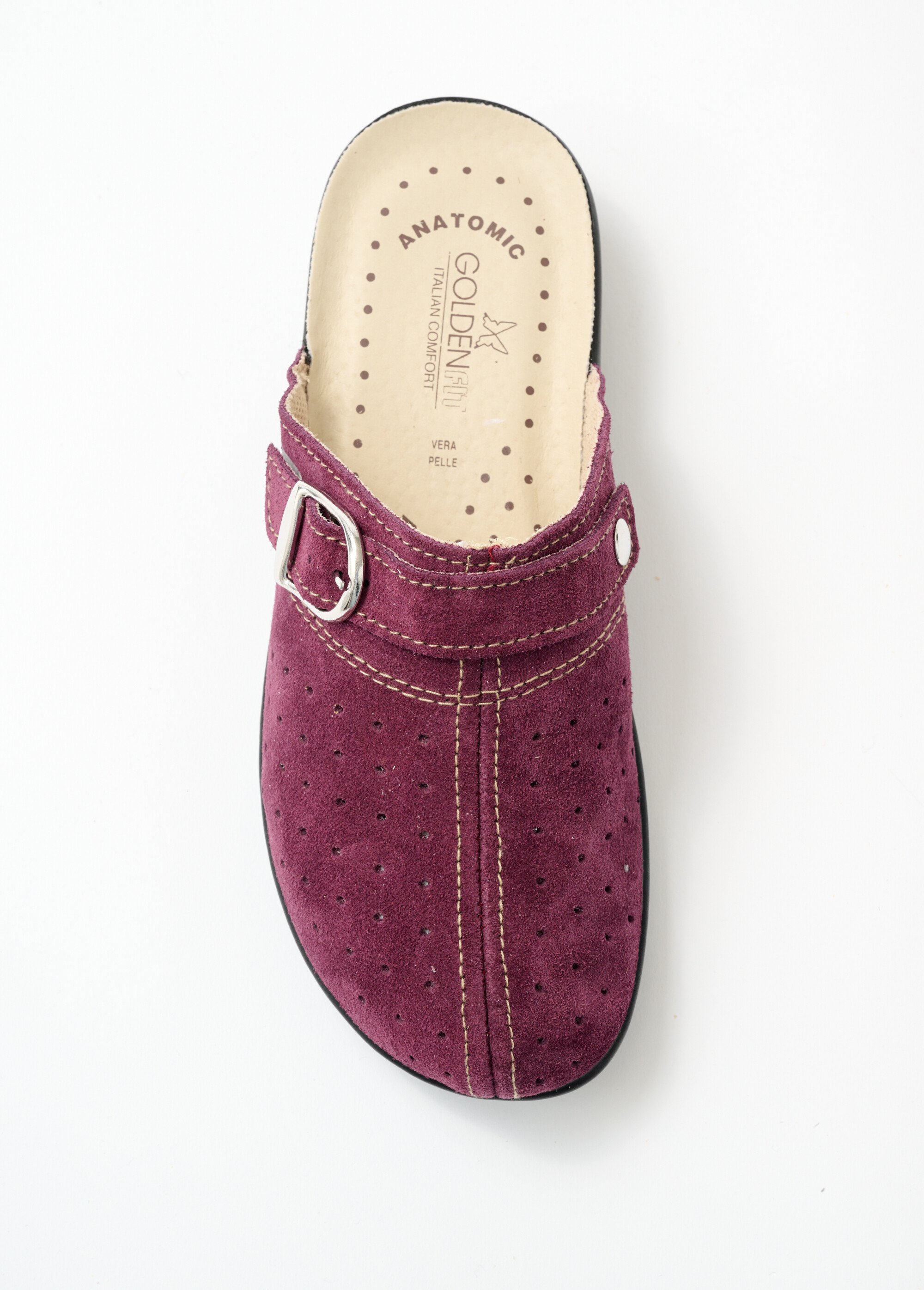 Chaussons mule sabot largeur confort Femme Violet OMBRELLE OV1
