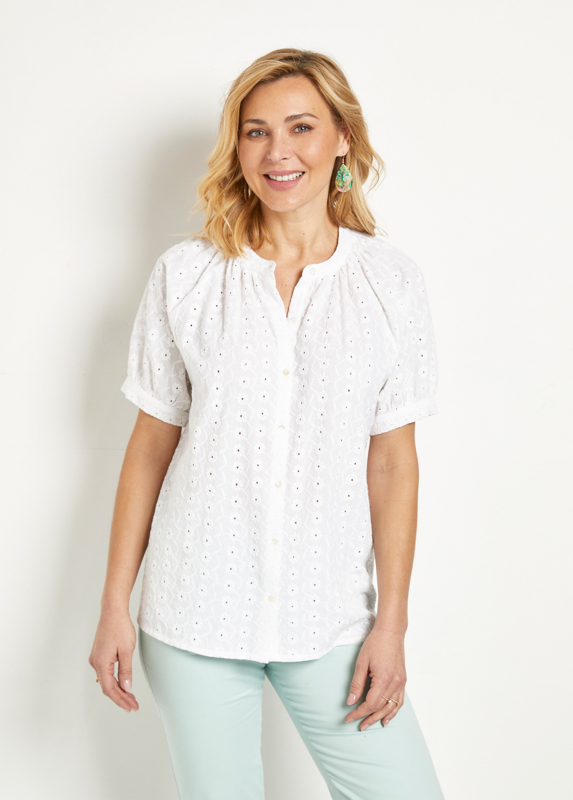 Chemise grande taille imprimée - Noir/motif - Ladies | H&M CA