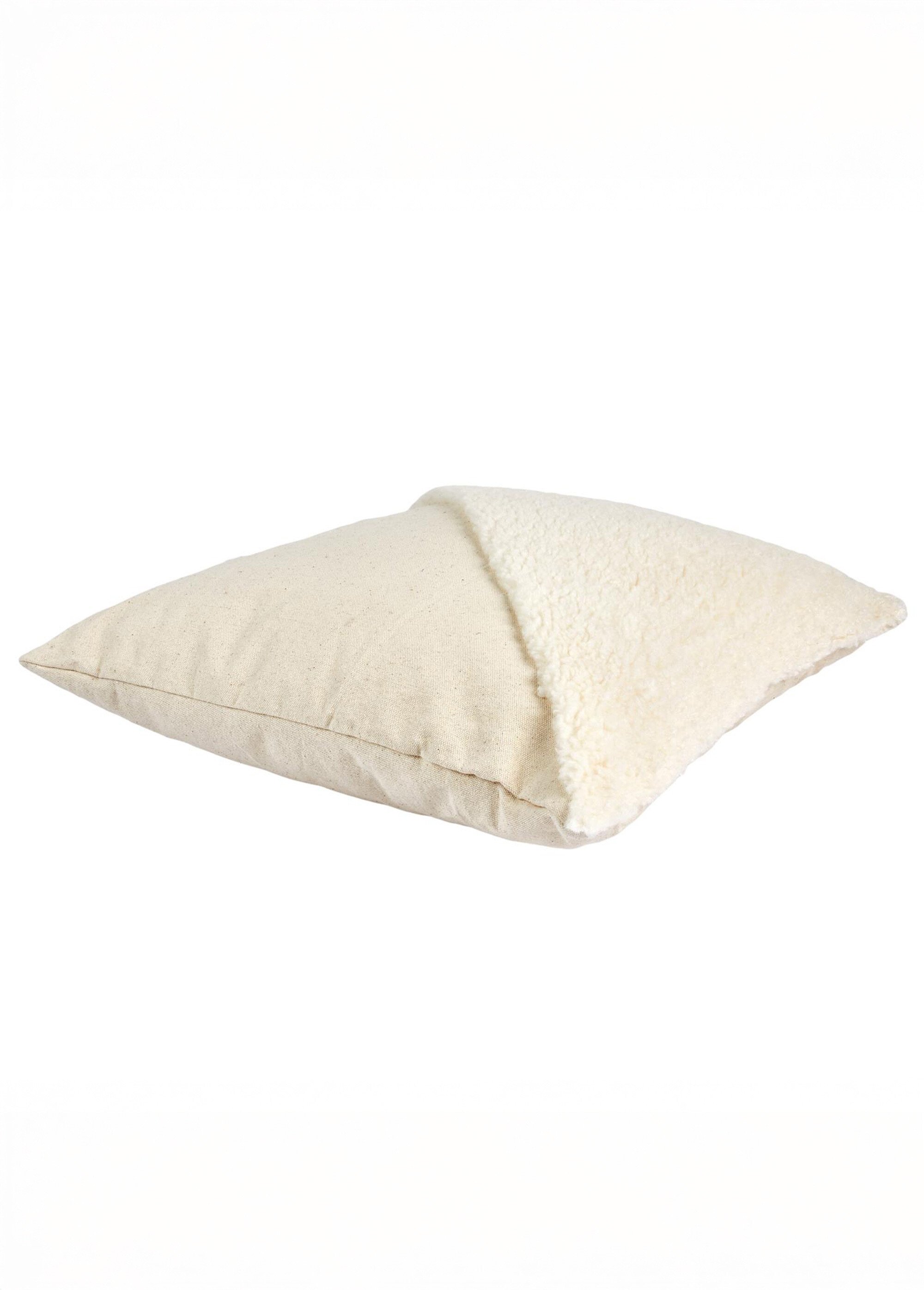 Coussin déco carré tufté Beige CMP-TX0089 DE1