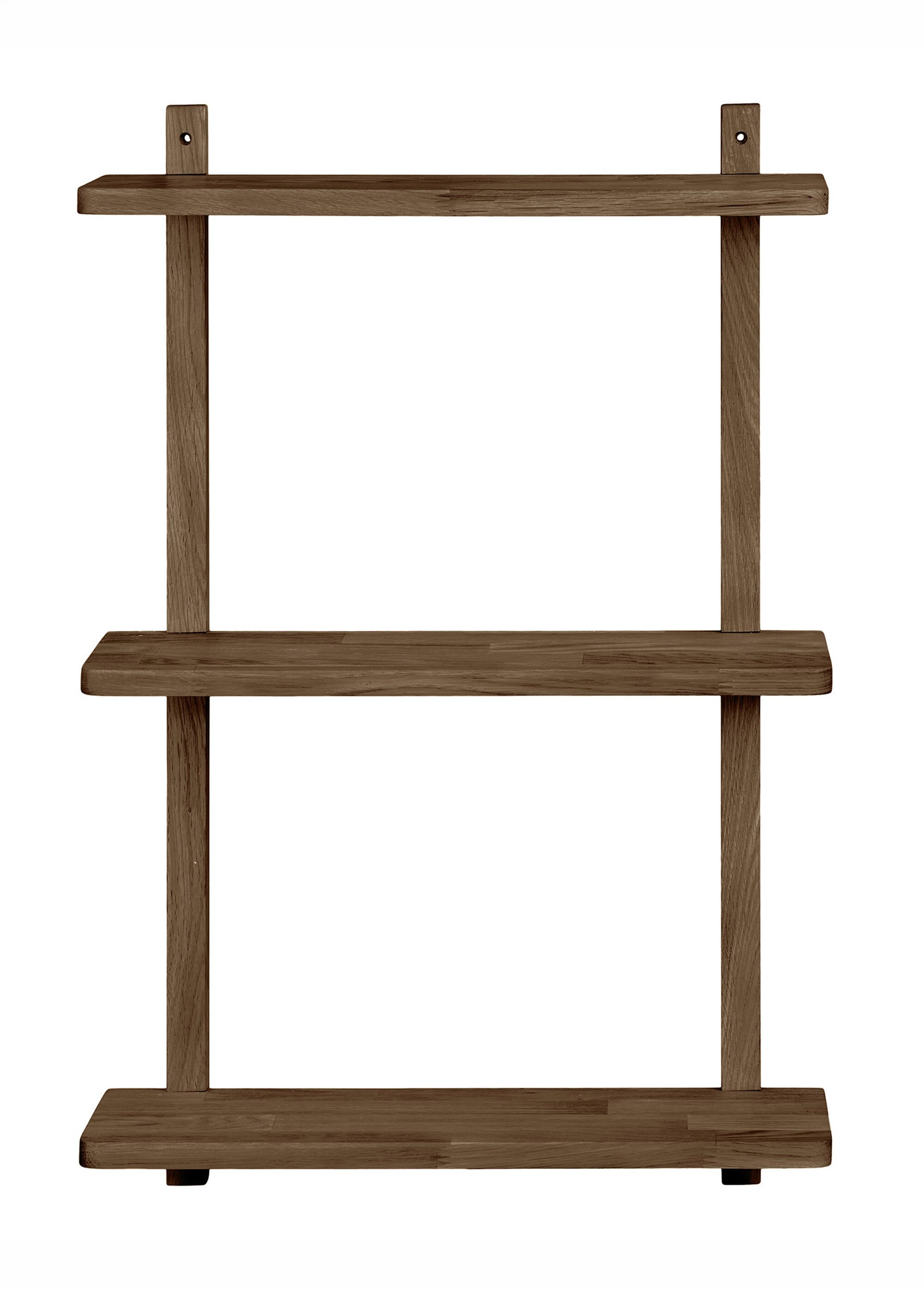 Etagère chêne foncé 3 tablettes TOWNSVILLE MARRON FONCE HN-4294006 DE1